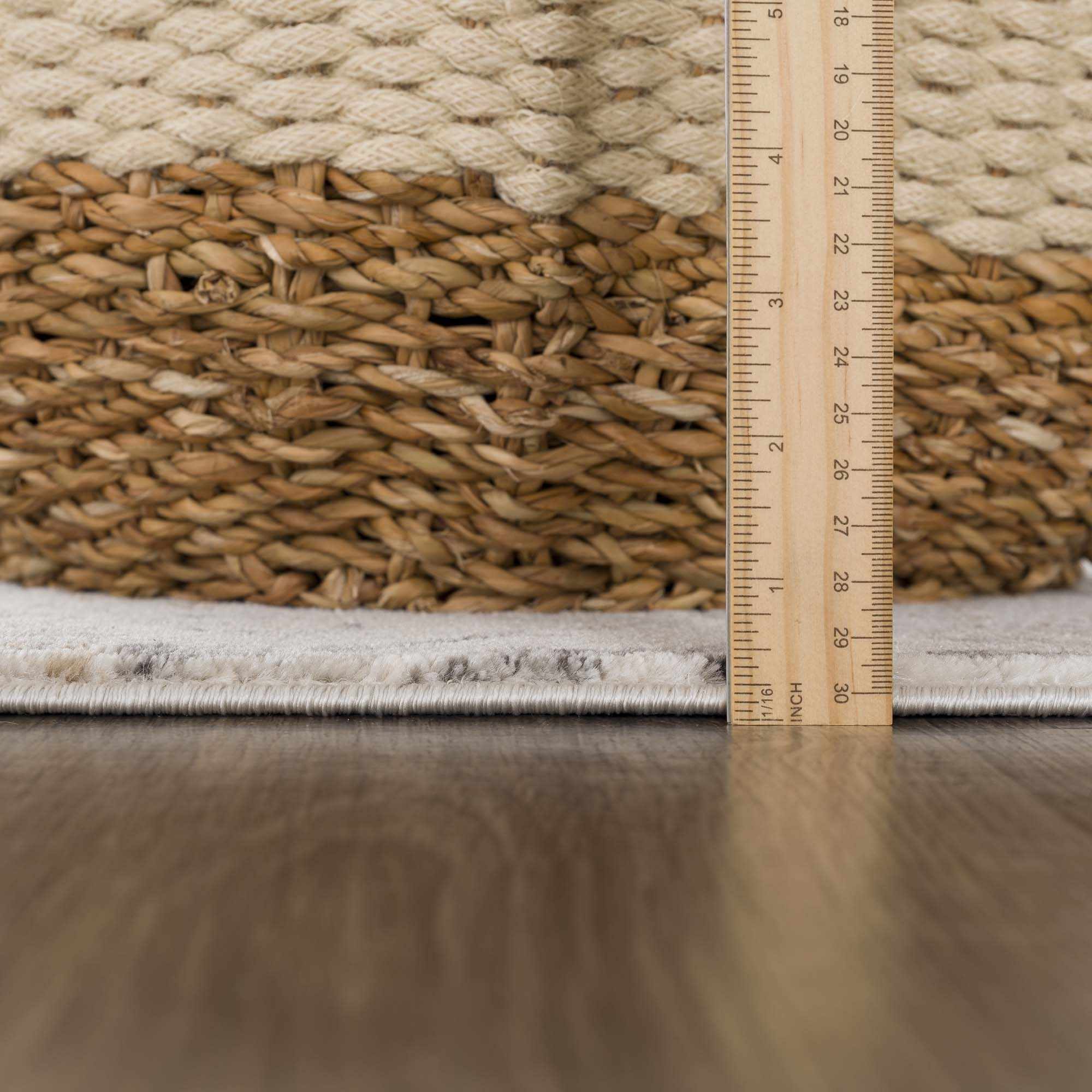 Beige, Gray and Charcoal Antique look Traditional Design area rug - Image 11