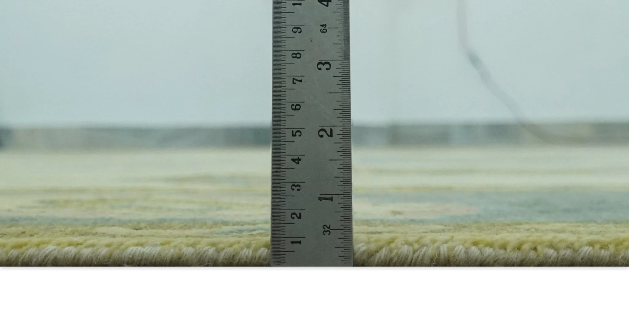 Beige, Gray and Olive Hand Knotted 8x10 Traditional Oushak wool area rug - Image 9