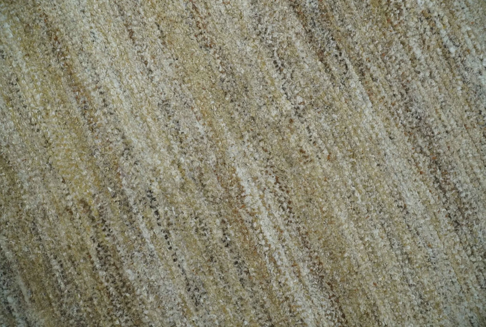 5x8 Beige, Gray and Silver Stripes Design Dari Pet yarn Rug - Image 5