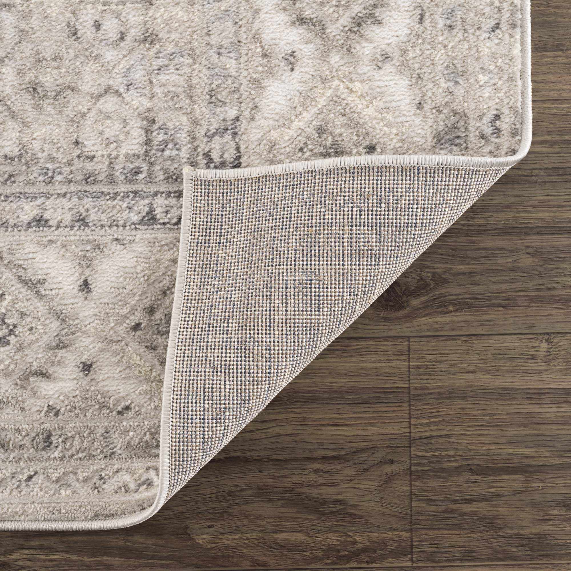 Premium look Beige, Gray and Taupe Traditional Heriz Medallion area rug - Image 5