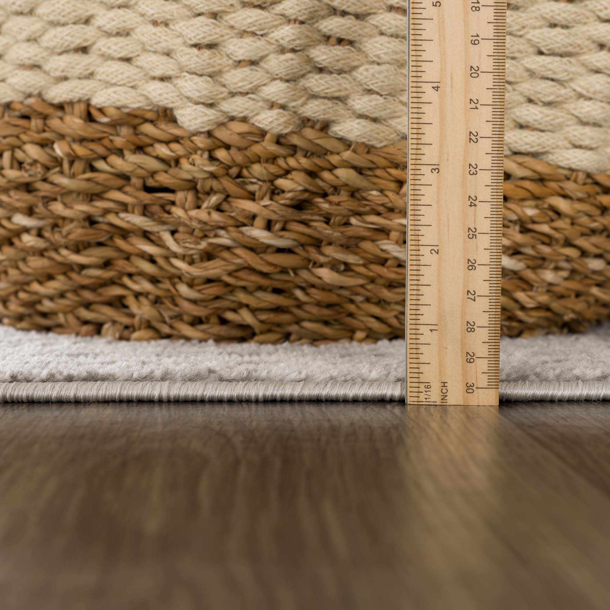 Premium look Beige, Gray and Taupe Traditional Heriz Medallion area rug - Image 9