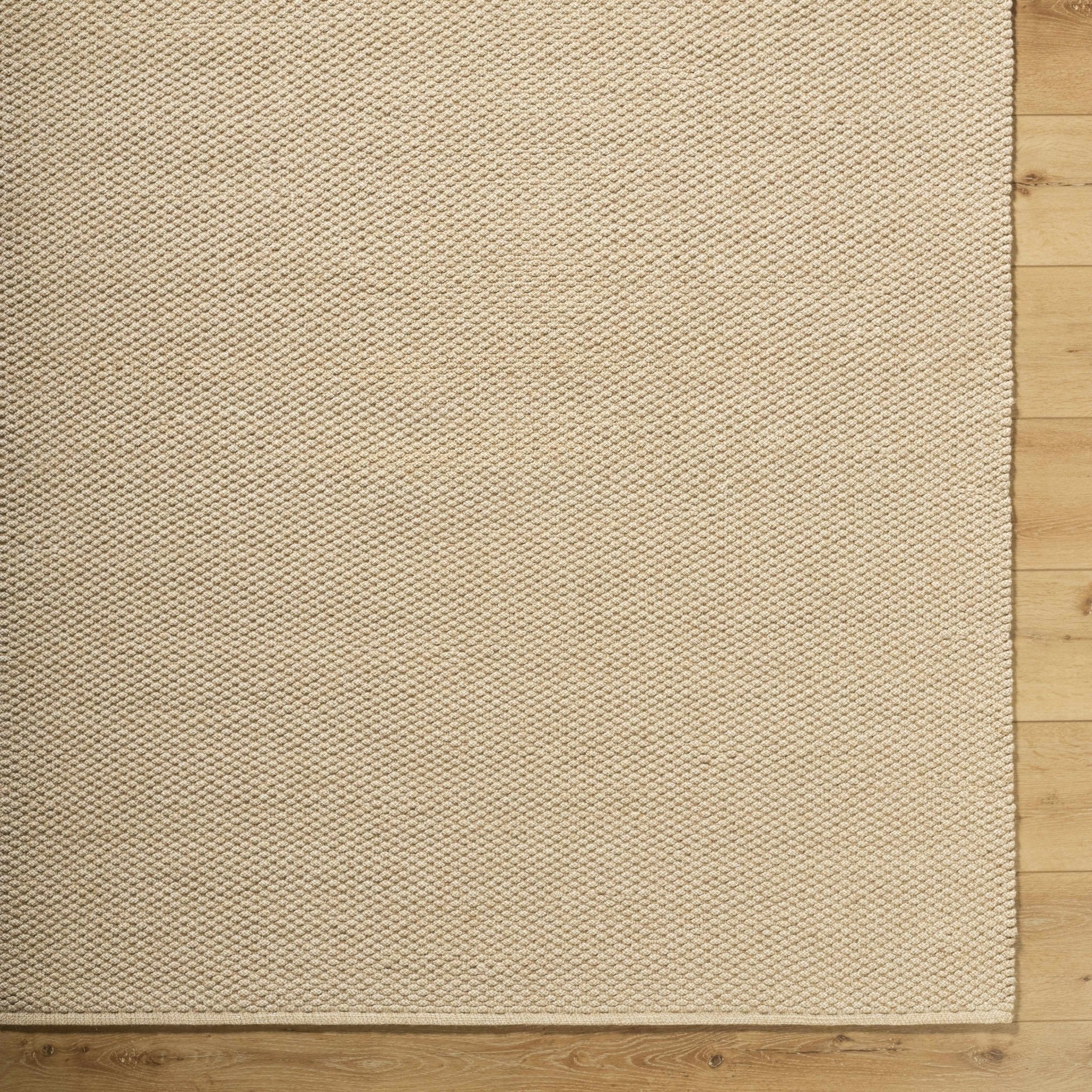 Beige Hand Woven Modern Style Jute Rug - Image 2