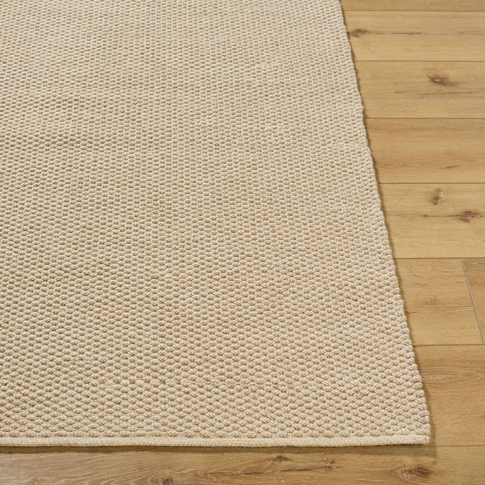 Beige Hand Woven Modern Style Jute Rug - Image 6