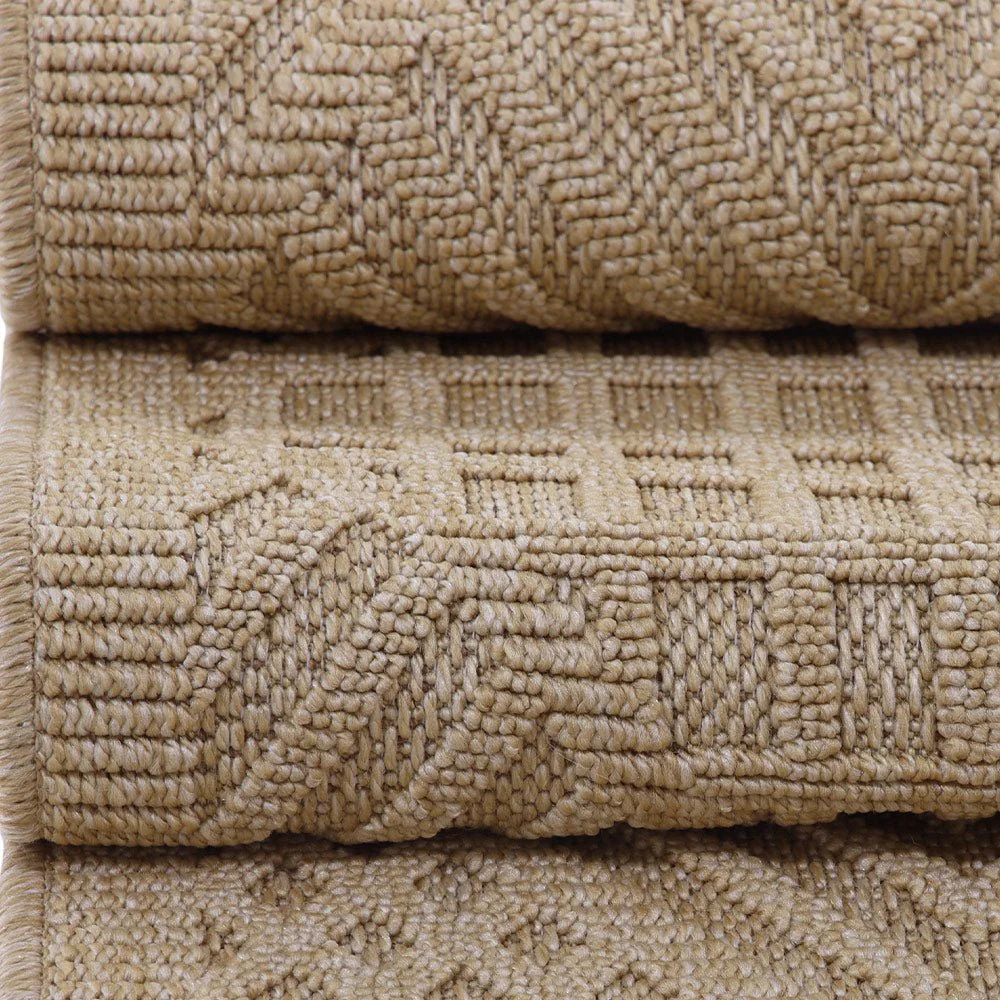 Beige Modern Style Machine Washable Polypropylene Rug - Image 4