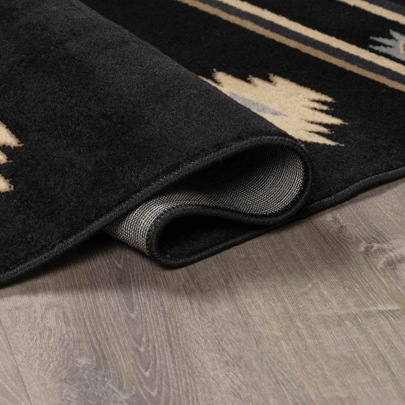 Midpines Black And Beige Southwestern Design Area Rug - Image 6