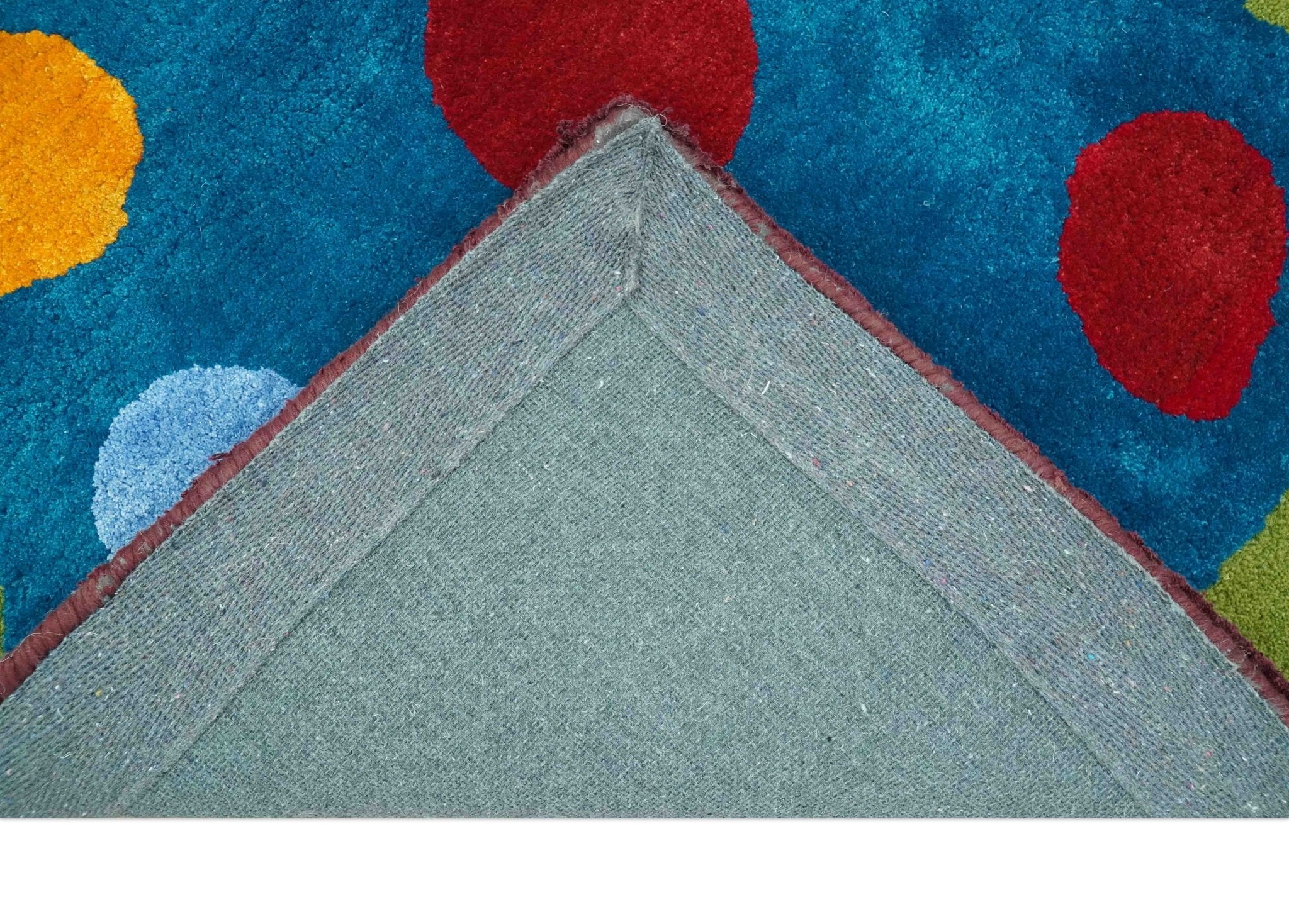 Christmas Rug 2x3 Blue and Green Christmas Tree Rug for Kids room, Kids Rug - Image 5