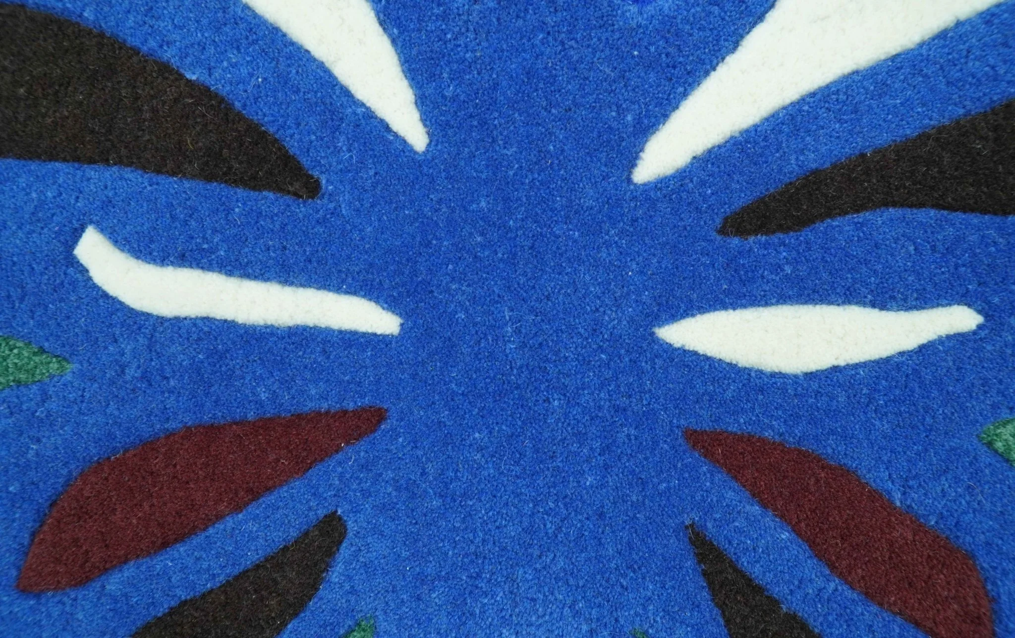 Blue Butterfly Hand Tufted 2x3 Wool Area Rug - Image 4