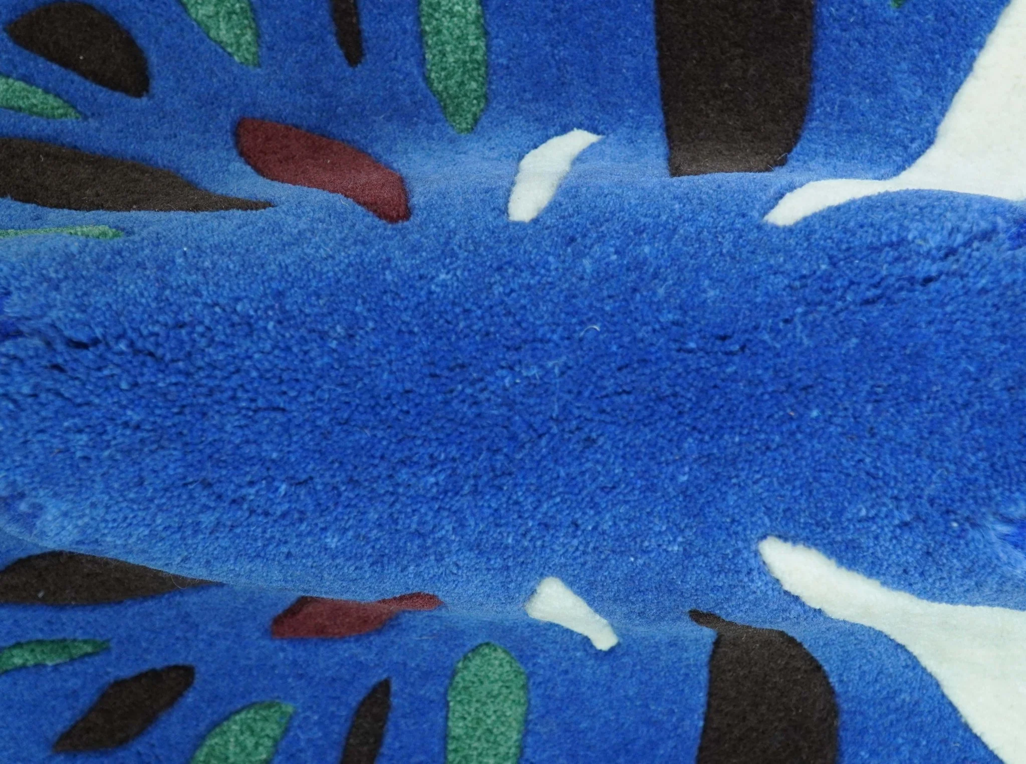 Blue Butterfly Hand Tufted 2x3 Wool Area Rug - Image 5