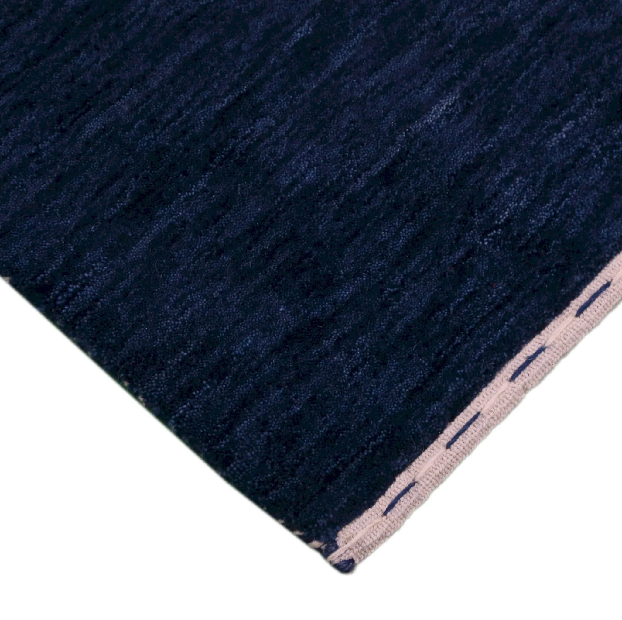 Blue Tribal Design Hand Loomed Wool Area Rug - Image 6