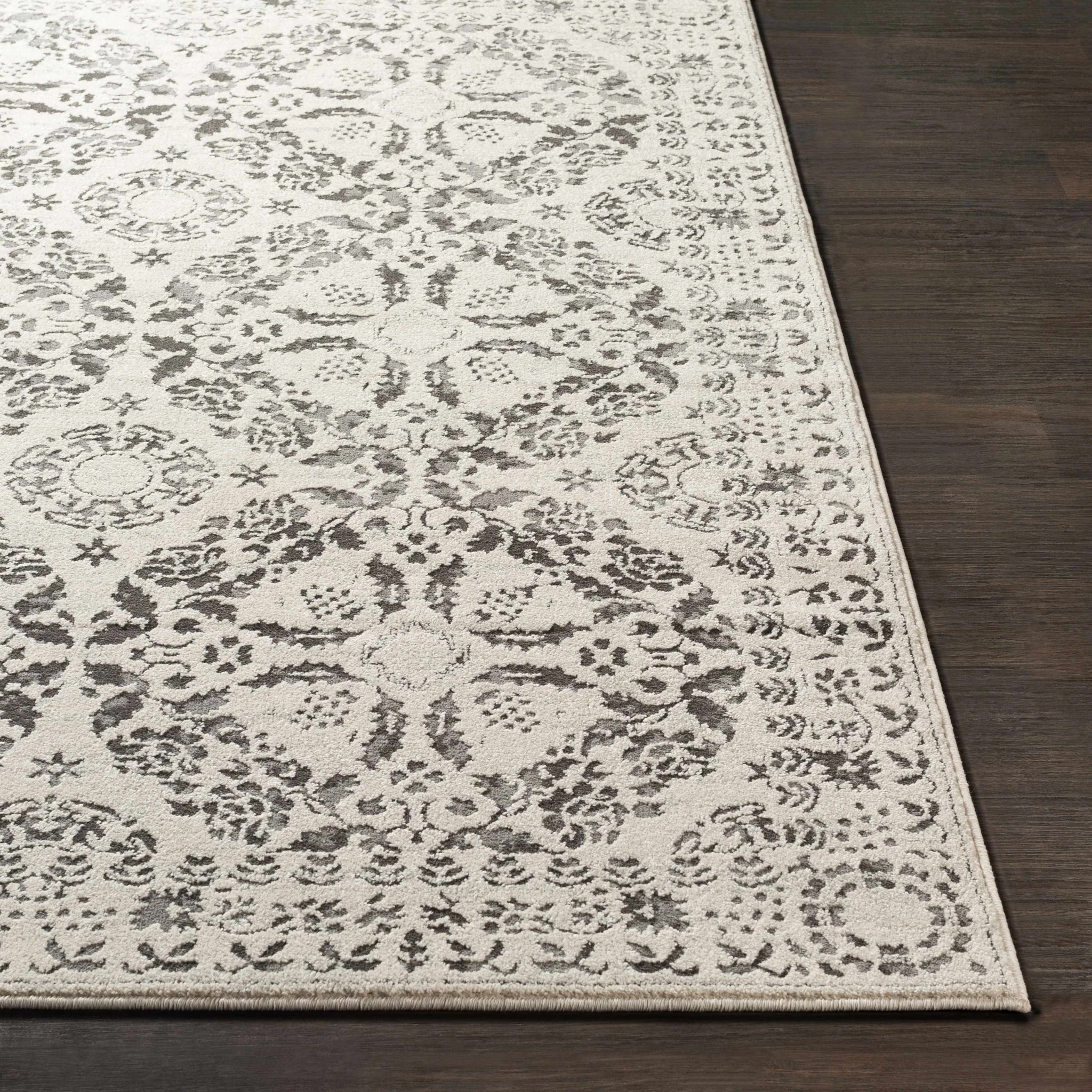 Traditional Bohemian Beige, Gray and Charcoal Medallion Style Area Rug - Image 10