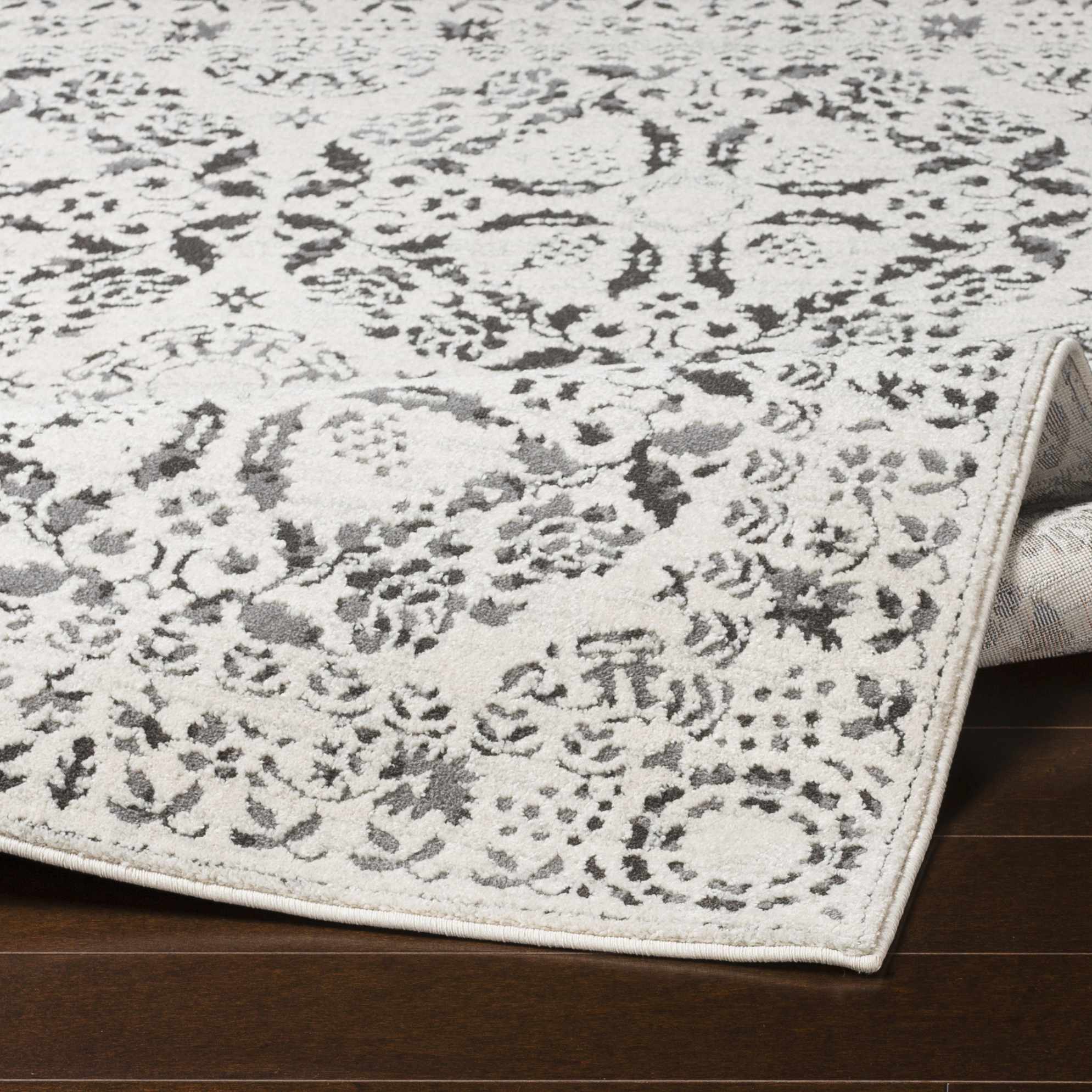 Traditional Bohemian Beige, Gray and Charcoal Medallion Style Area Rug - Image 14