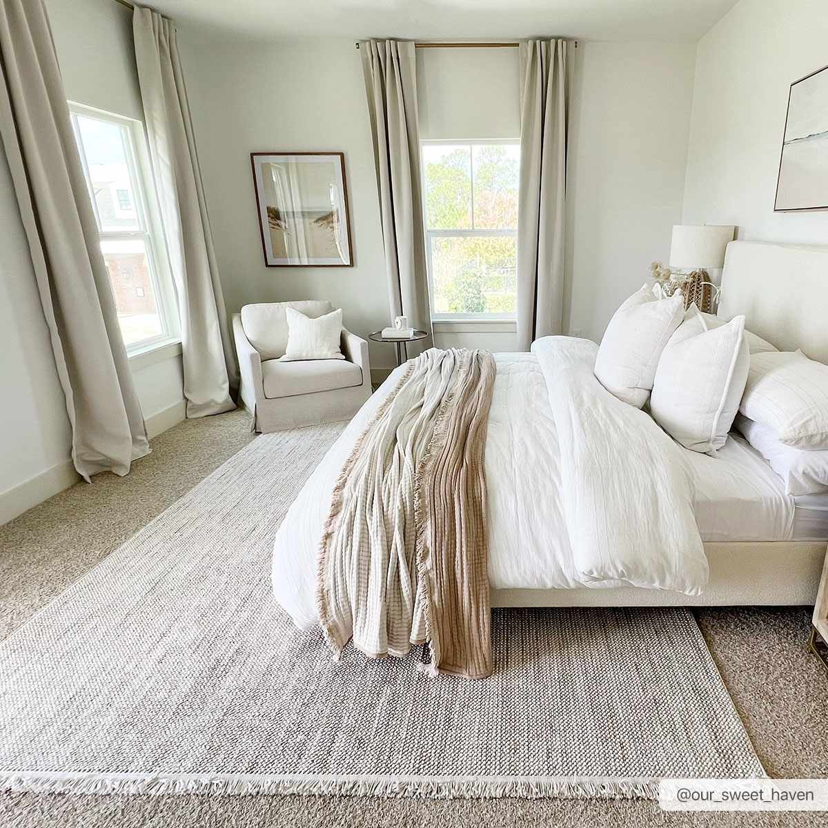 Brown And Beige Modern Style Area Rug - Image 17