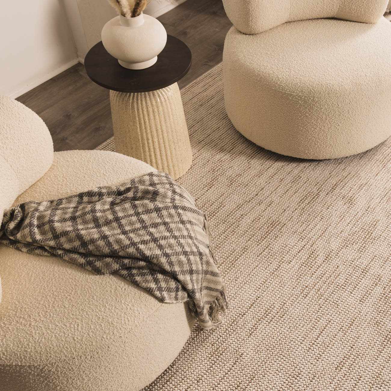 Brown And Beige Modern Style Area Rug - Image 26