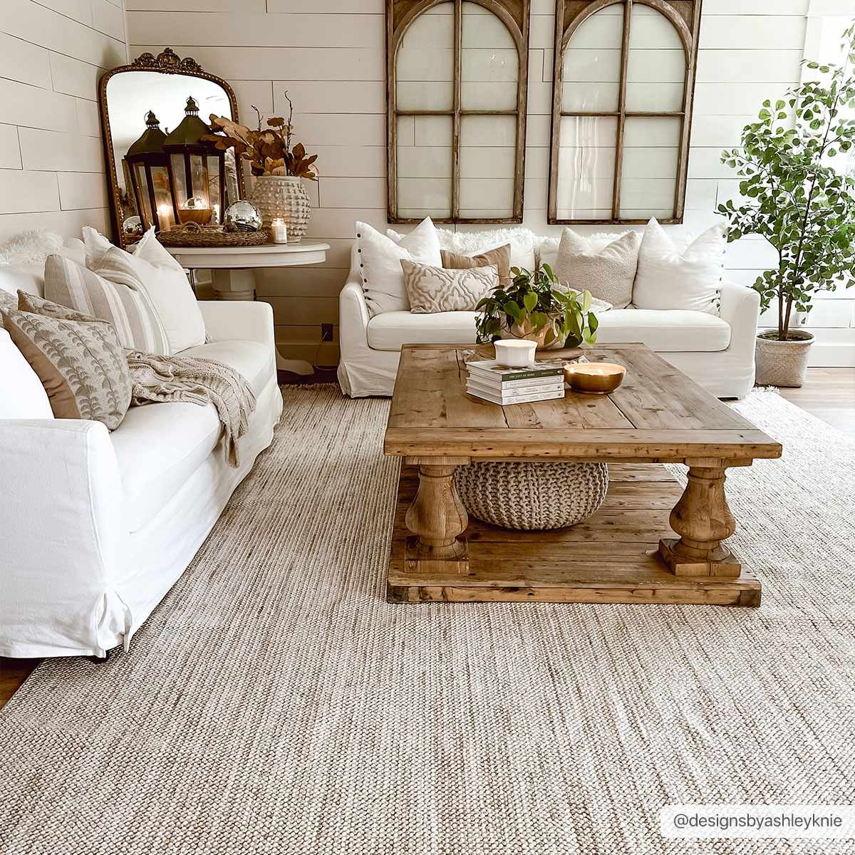 Brown And Beige Modern Style Area Rug - Image 3