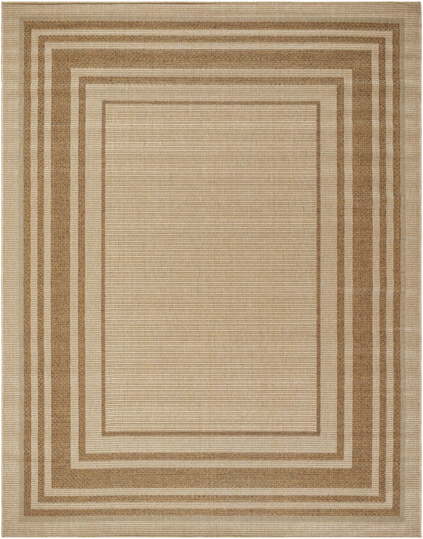 Brown And Tan Faux Jute Rug - Image 11