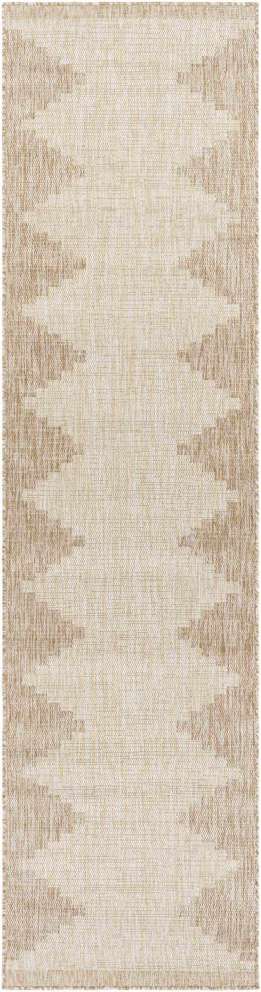 Transitional Camel and Beige Bohemian Machine Woven Area Rug - Image 4