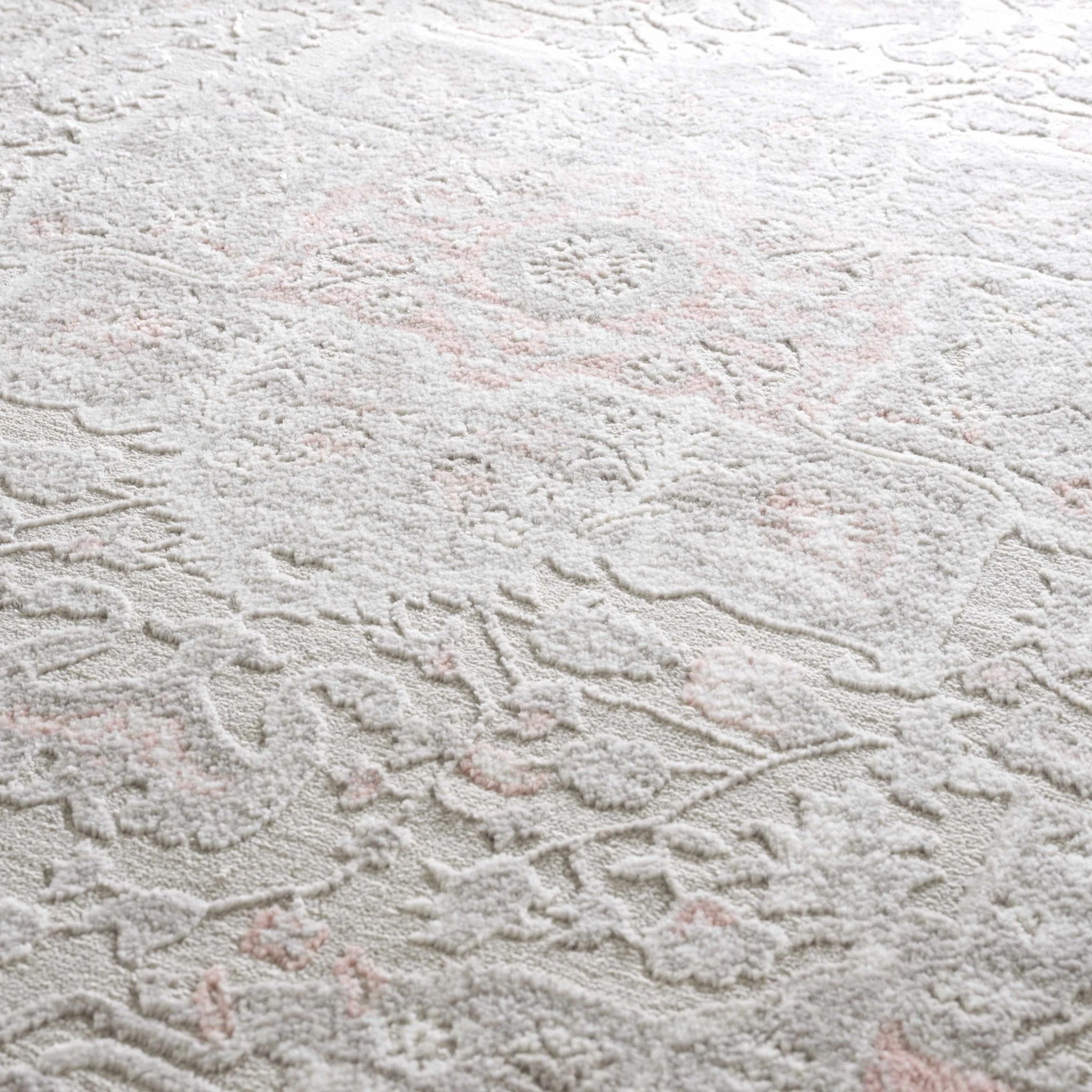 Carved Texture Beige, Gray and Rust Traditional Heriz Medallion Design Area Rug - Image 11