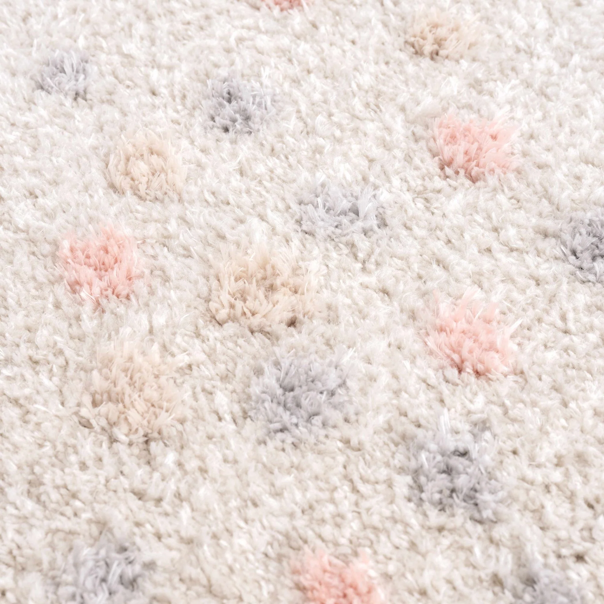 Chaia Dotted Beige, Rust, Blue and Olive Plush Pile Moroccan design Area Rug - Image 17