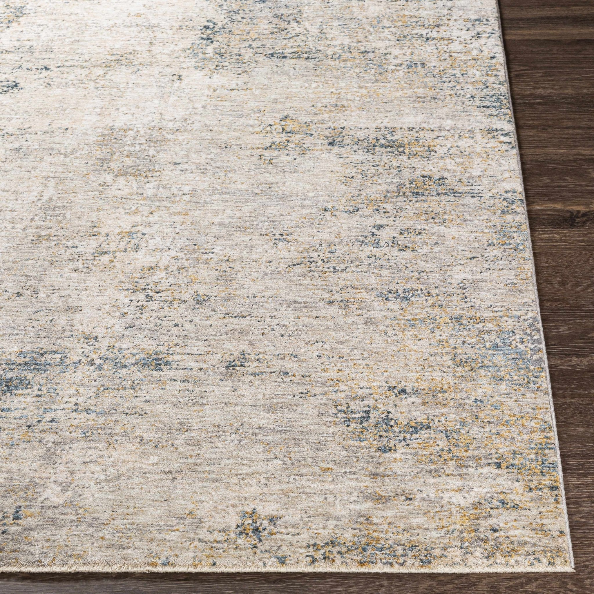 Charcoal And Beige Contemporary Rug - Image 13