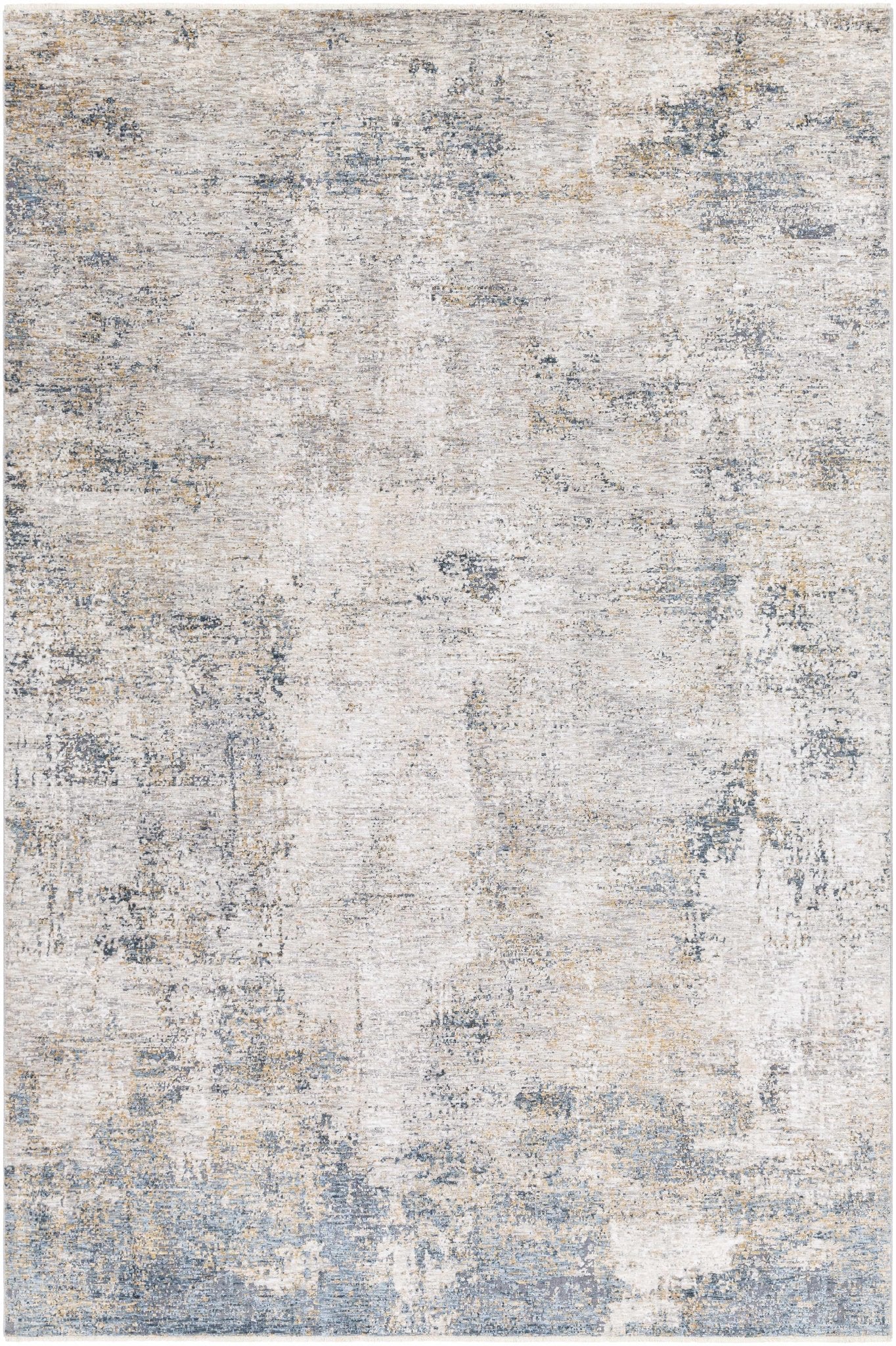 Charcoal And Beige Contemporary Rug - Image 8