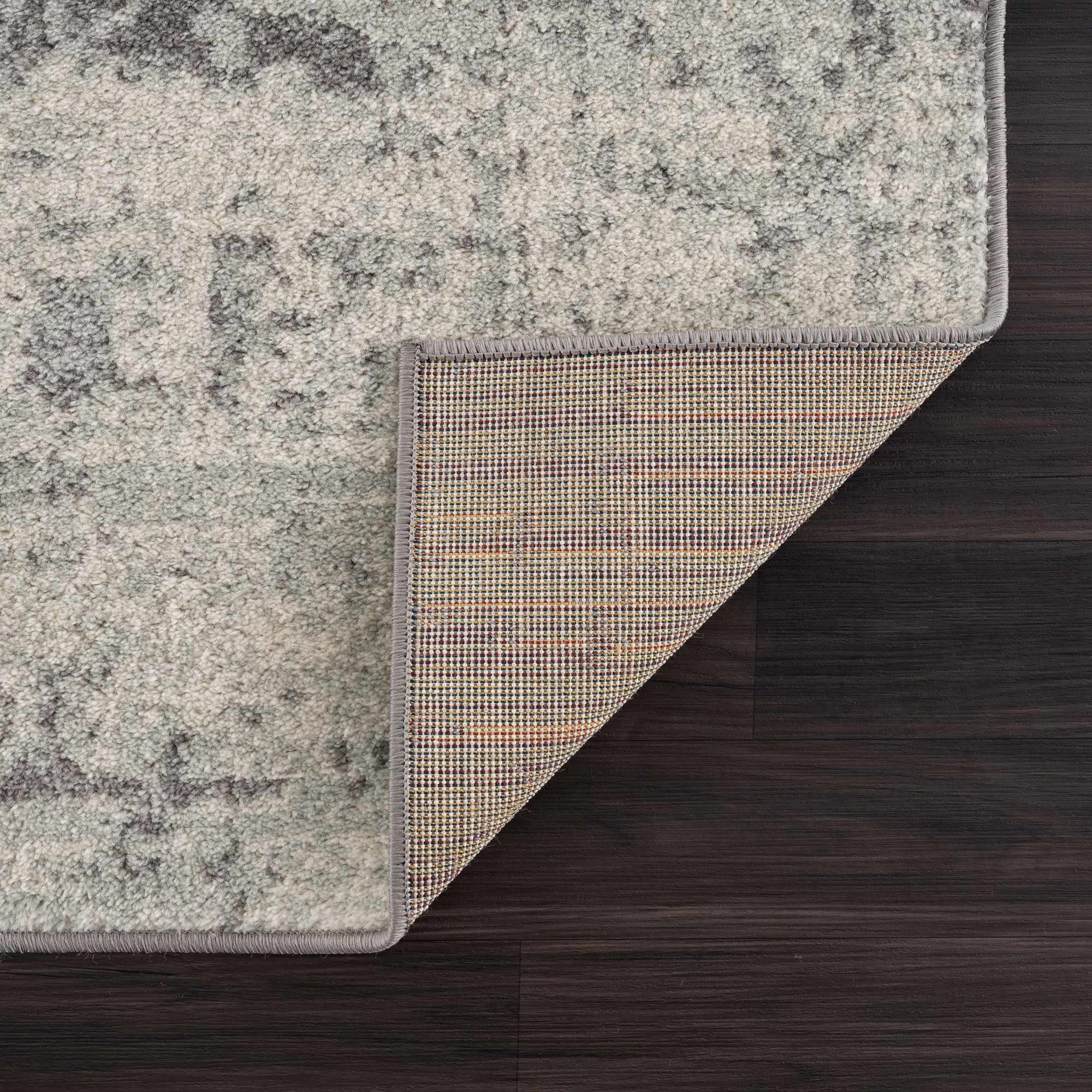Charcoal And Gray Traditional Style Area Rug - Image 3
