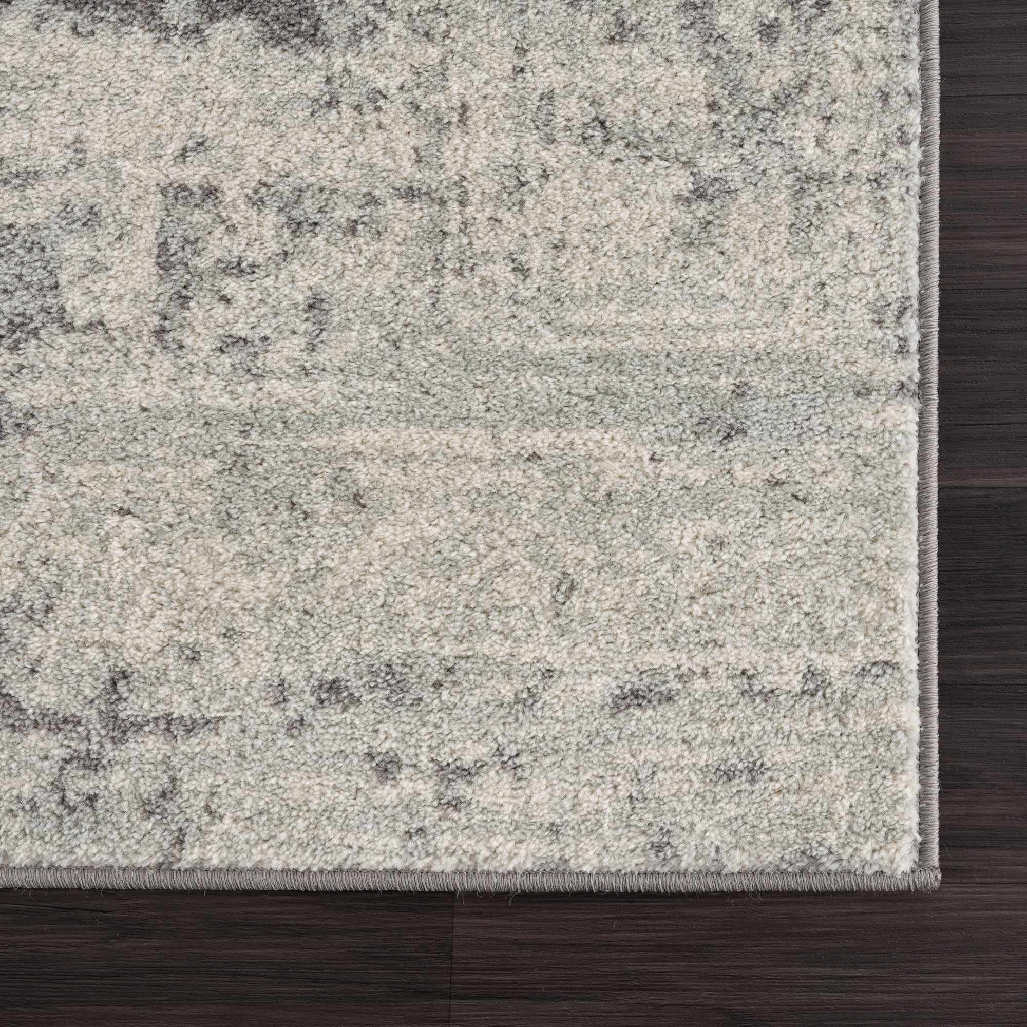 Charcoal And Gray Traditional Style Area Rug - Image 5