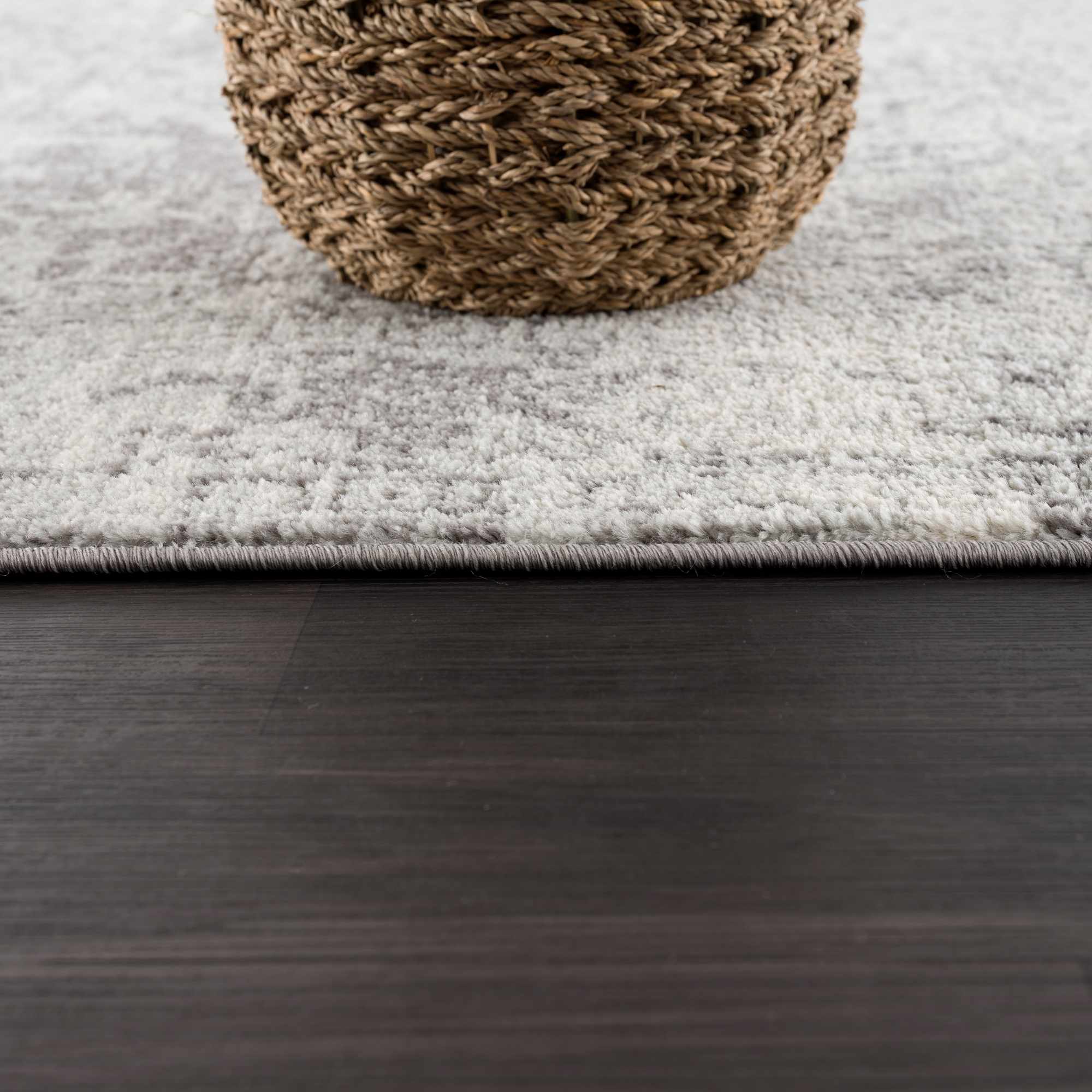 Charcoal And Gray Traditional Style Area Rug - Image 6