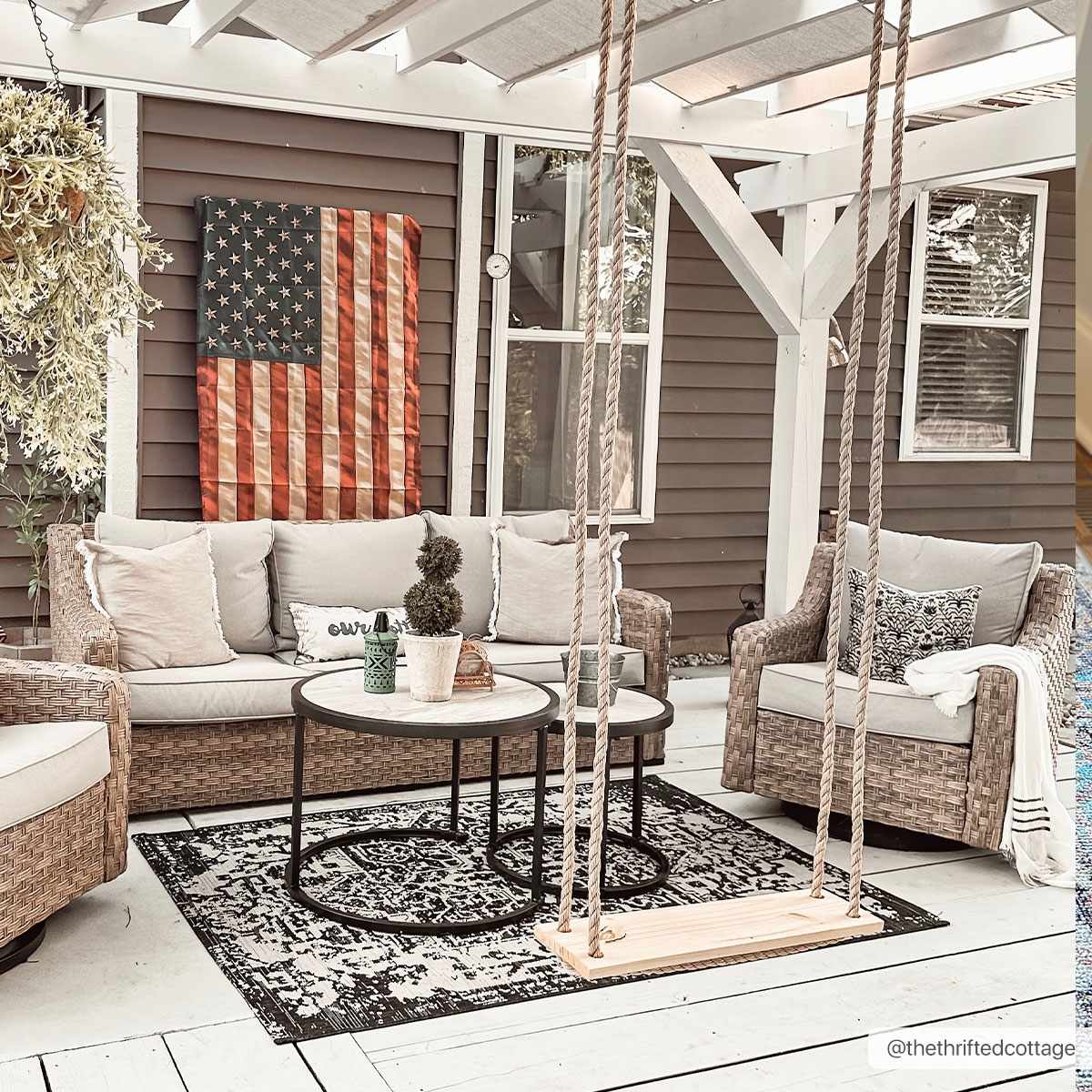 Traditional Heriz Medallion Design Charcoal and Silver Indoor and Outdoor Area Rug - Image 3