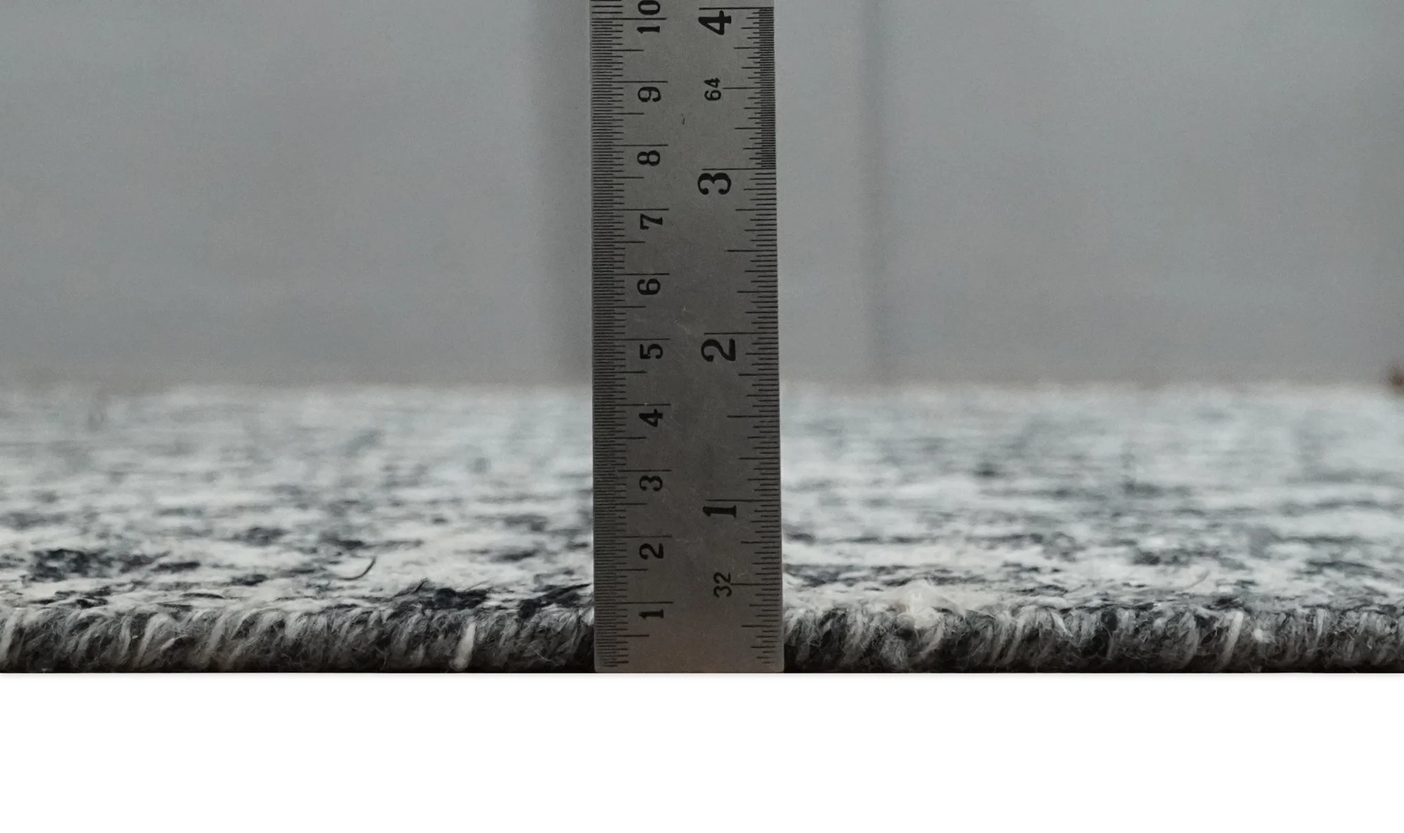 Chevron Silver and Black Shaded Scandinavian 5x8 Bamboo Silk Flatwoven Area Rug | HL36 - Image 6