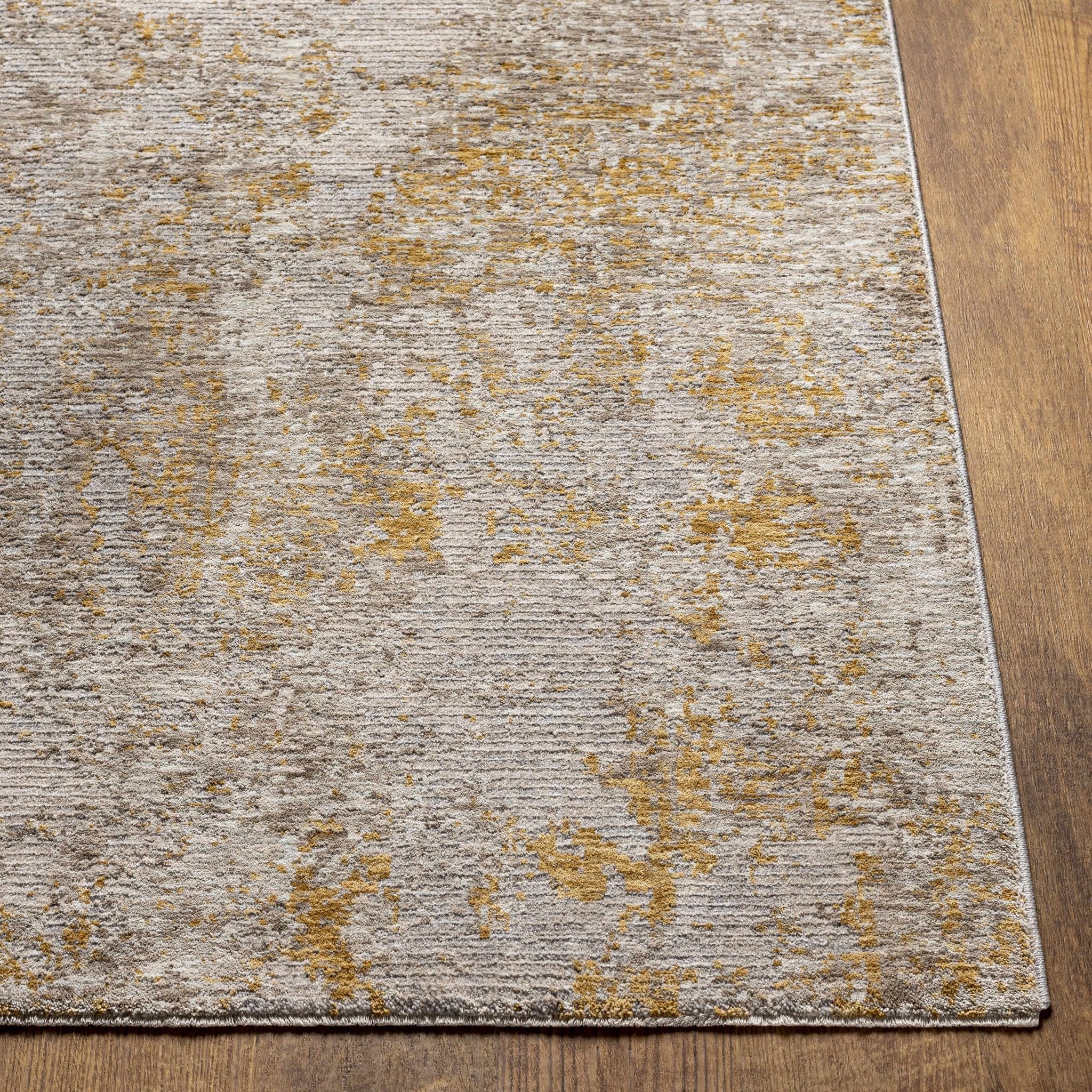 Contemporary Abstract Design Beige Rug - Image 6