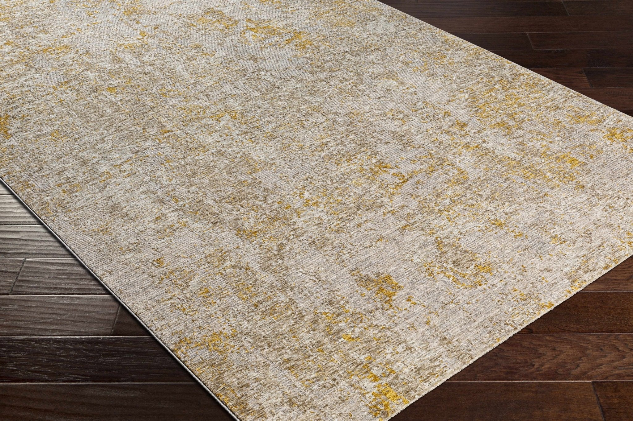 Contemporary Abstract Design Beige Rug - Image 7