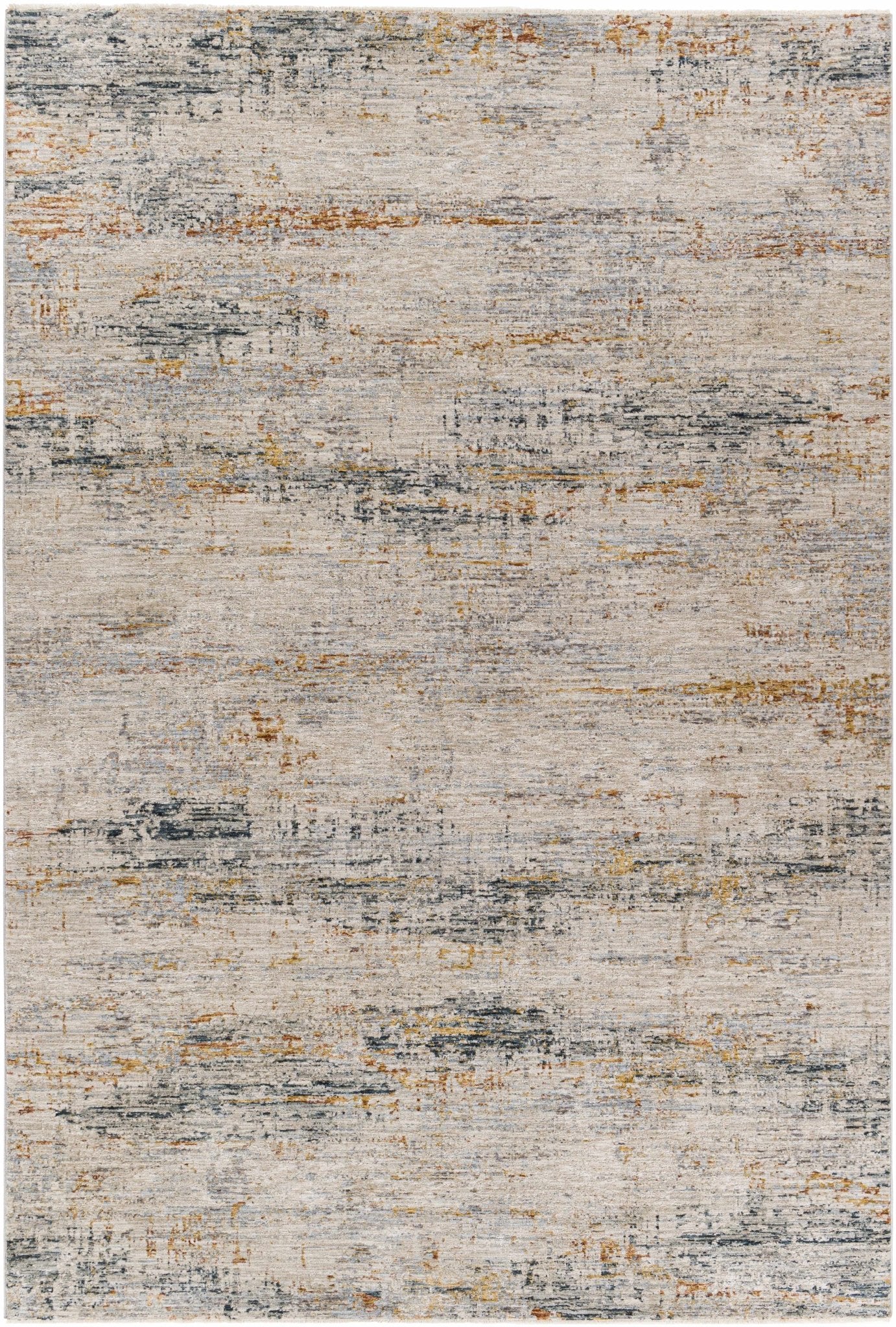 Contemporary Abstract Design Beige Rug - Image 12
