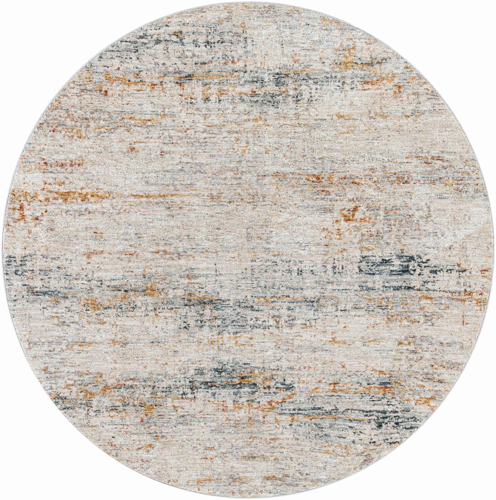 Contemporary Abstract Design Beige Rug - Image 2