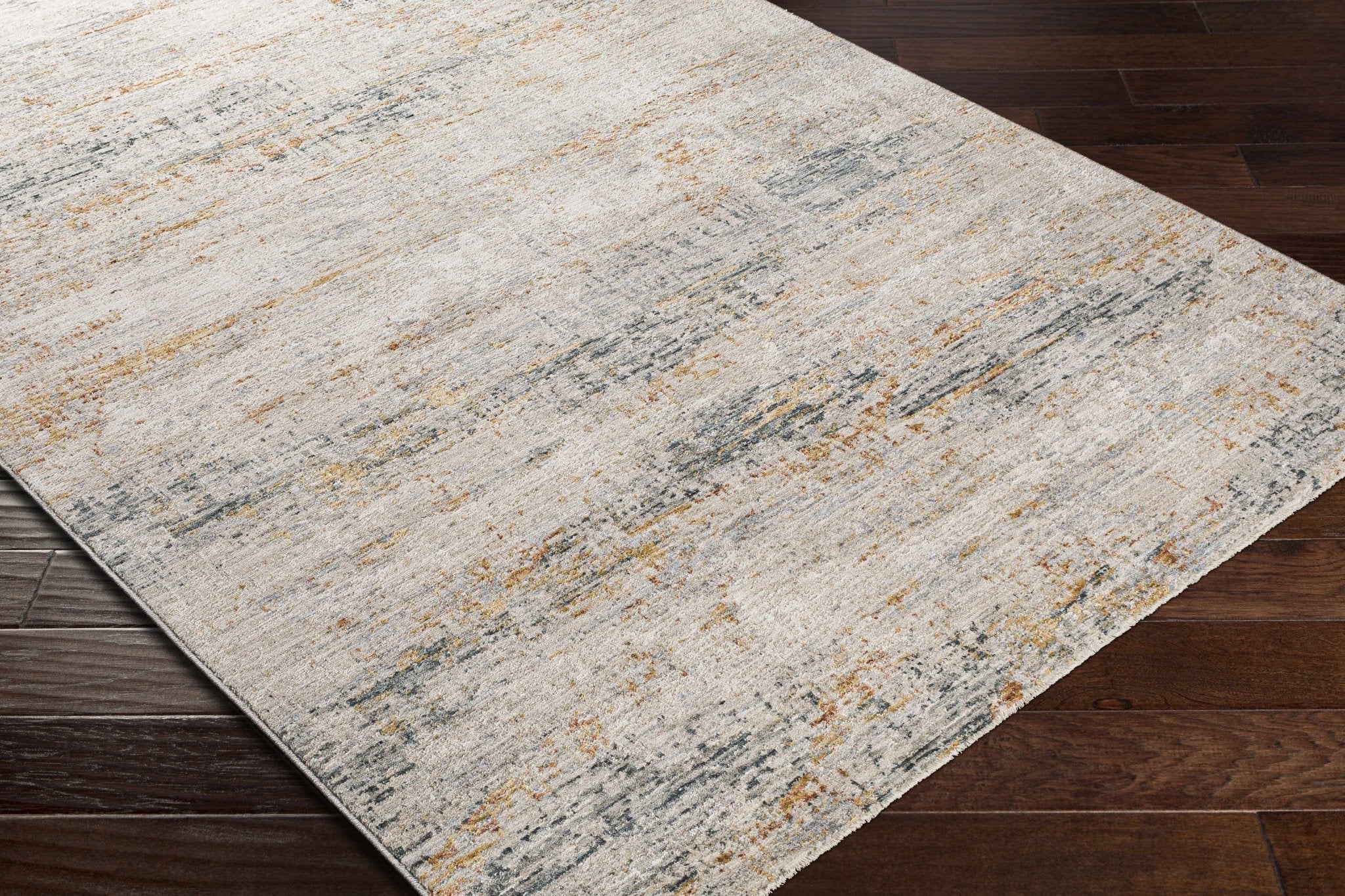 Contemporary Abstract Design Beige Rug - Image 8