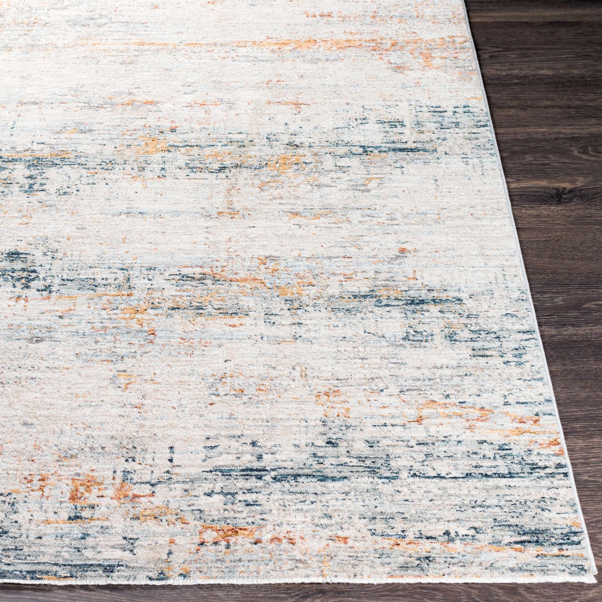 Contemporary Abstract Design Beige Rug - Image 9