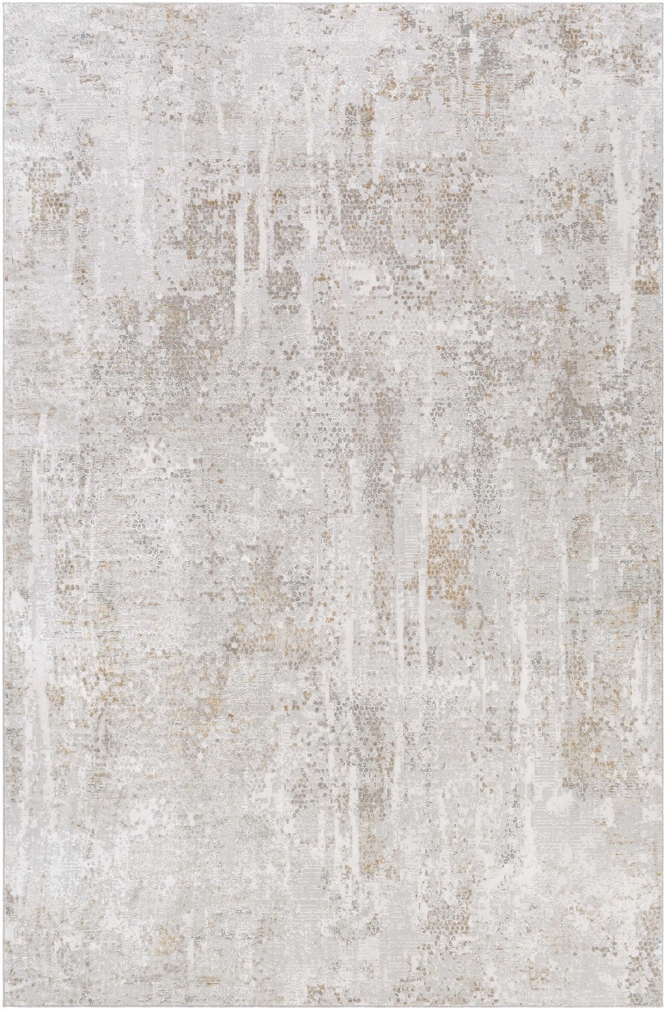 Contemporary Abstract Beige And Gray Area Rug - Image 14
