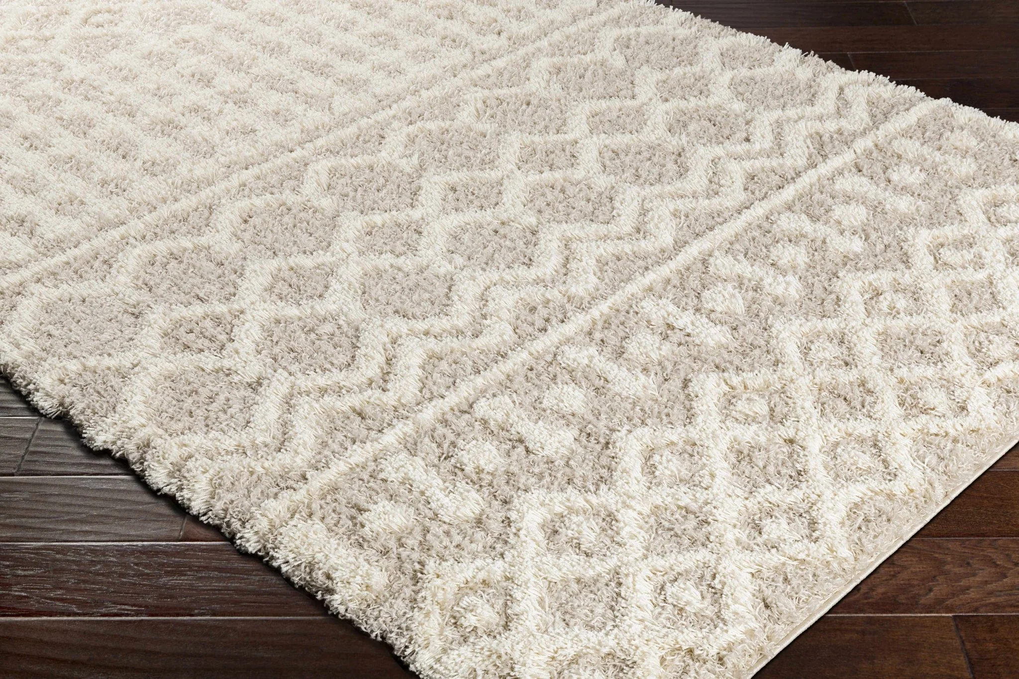 Contemporary Beige and Ivory Tribal Design Plush pile Multi Size Area Rug - Image 11