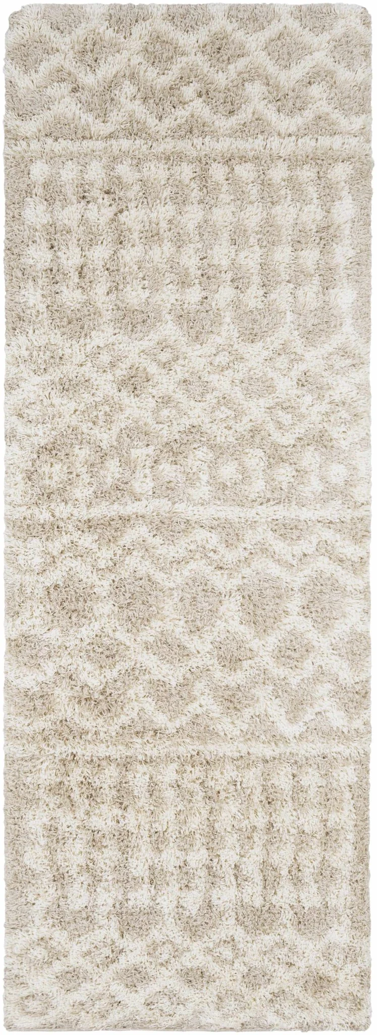 Contemporary Beige and Ivory Tribal Design Plush pile Multi Size Area Rug - Image 14