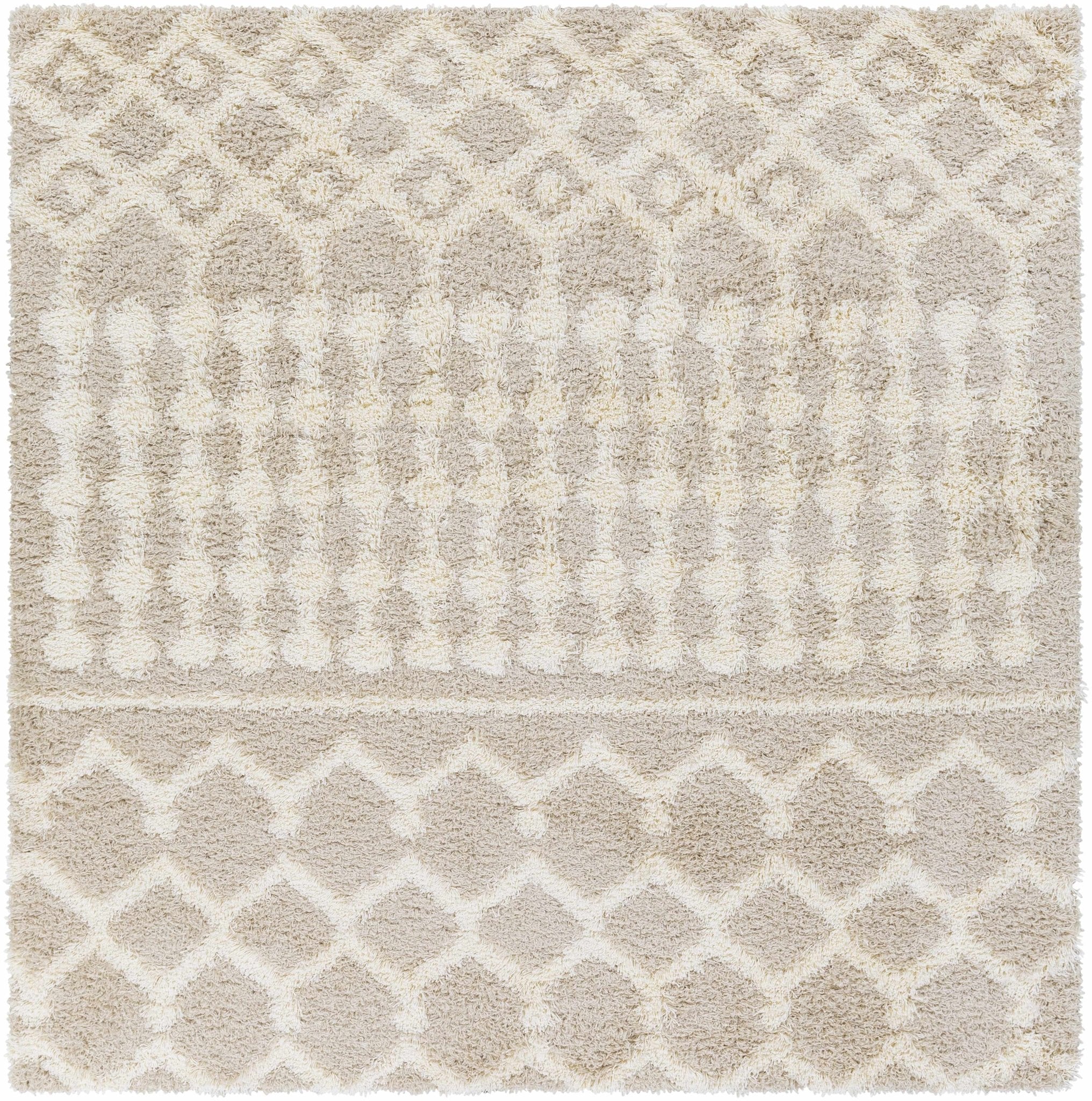 Contemporary Beige and Ivory Tribal Design Plush pile Multi Size Area Rug - Image 22