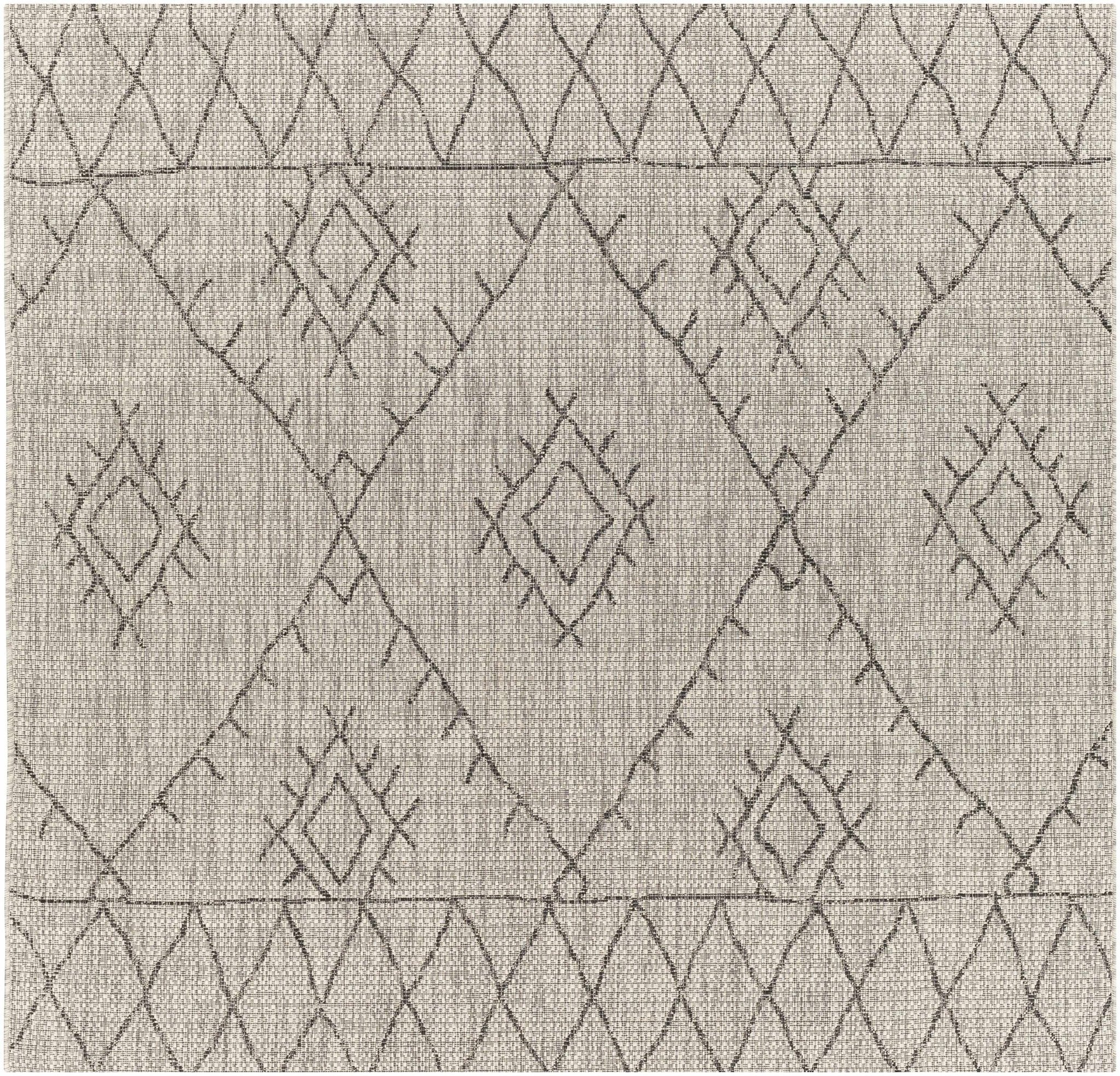 Contemporary Beige, Black and Charcoal Multi Size Outdoor Area Rug - Image 12