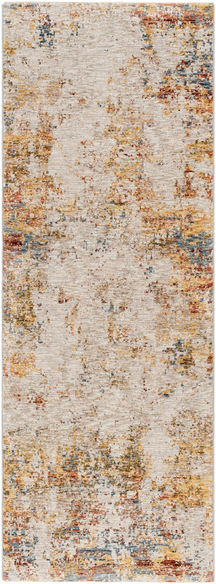 Contemporary Beige Machine Woven Area Rug - Image 12