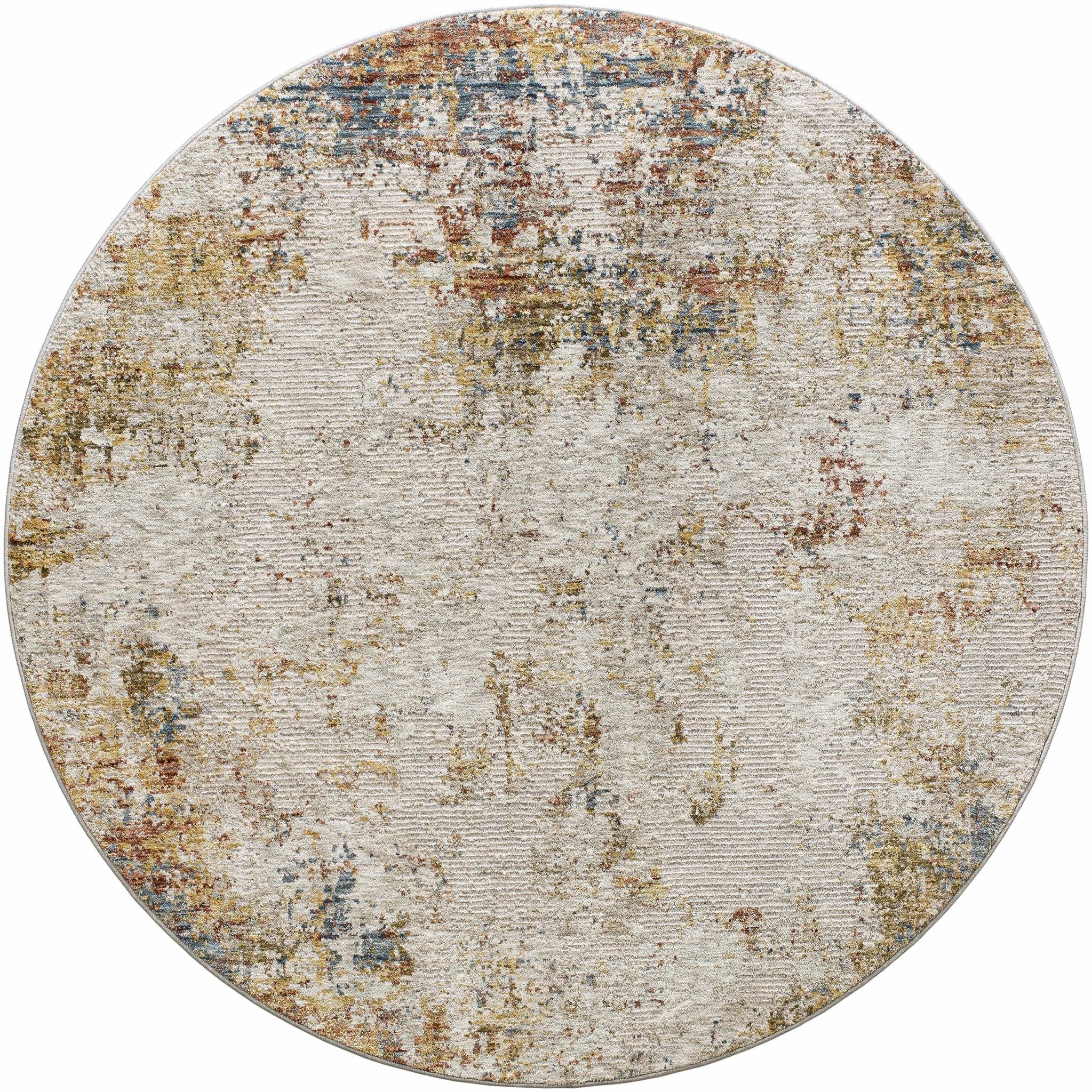 Contemporary Beige Machine Woven Area Rug - Image 14