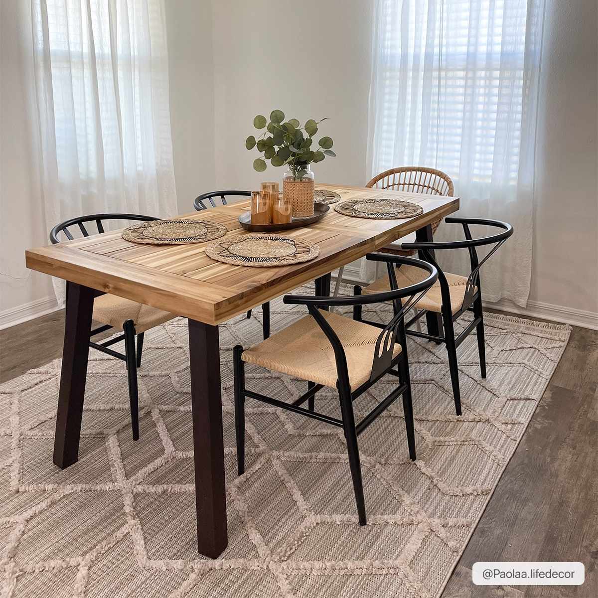 Contemporary Beige and Light Peach High/Low pile Texture Area Rug - Image 11