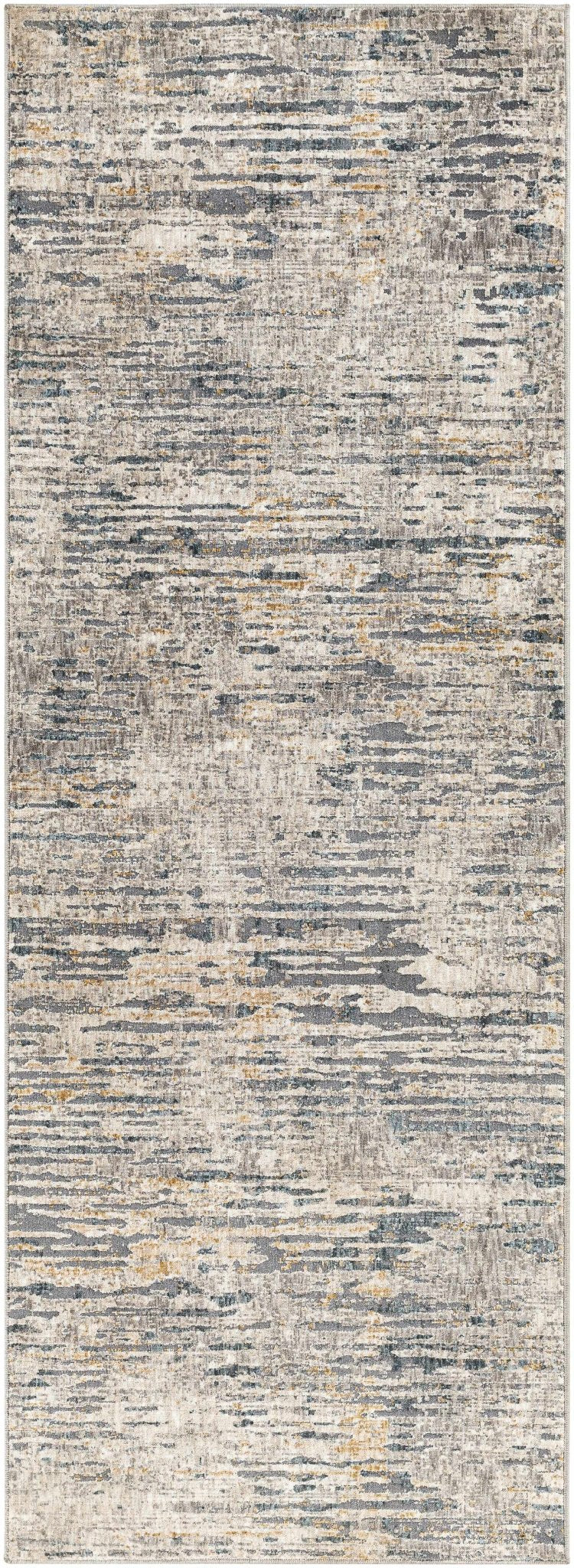 Contemporary Gray And Beige Rug - Image 14