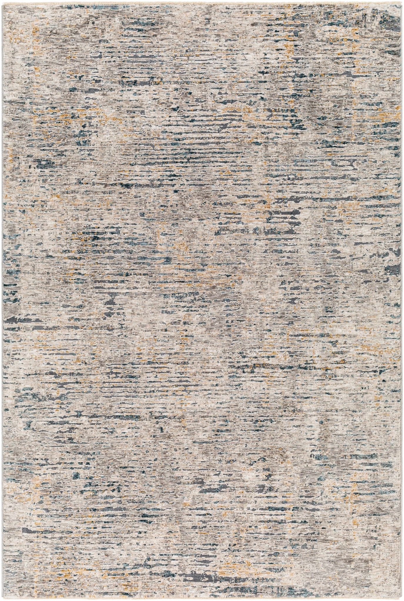 Contemporary Gray And Beige Rug - Image 15