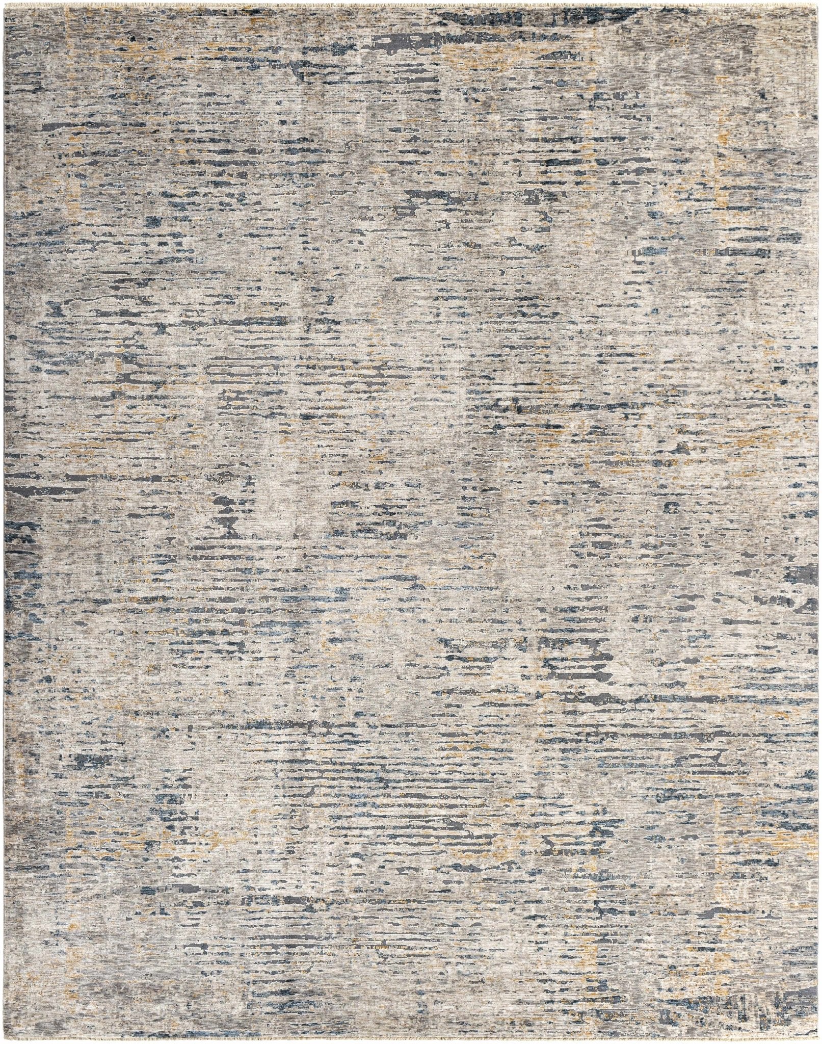 Contemporary Gray And Beige Rug - Image 2