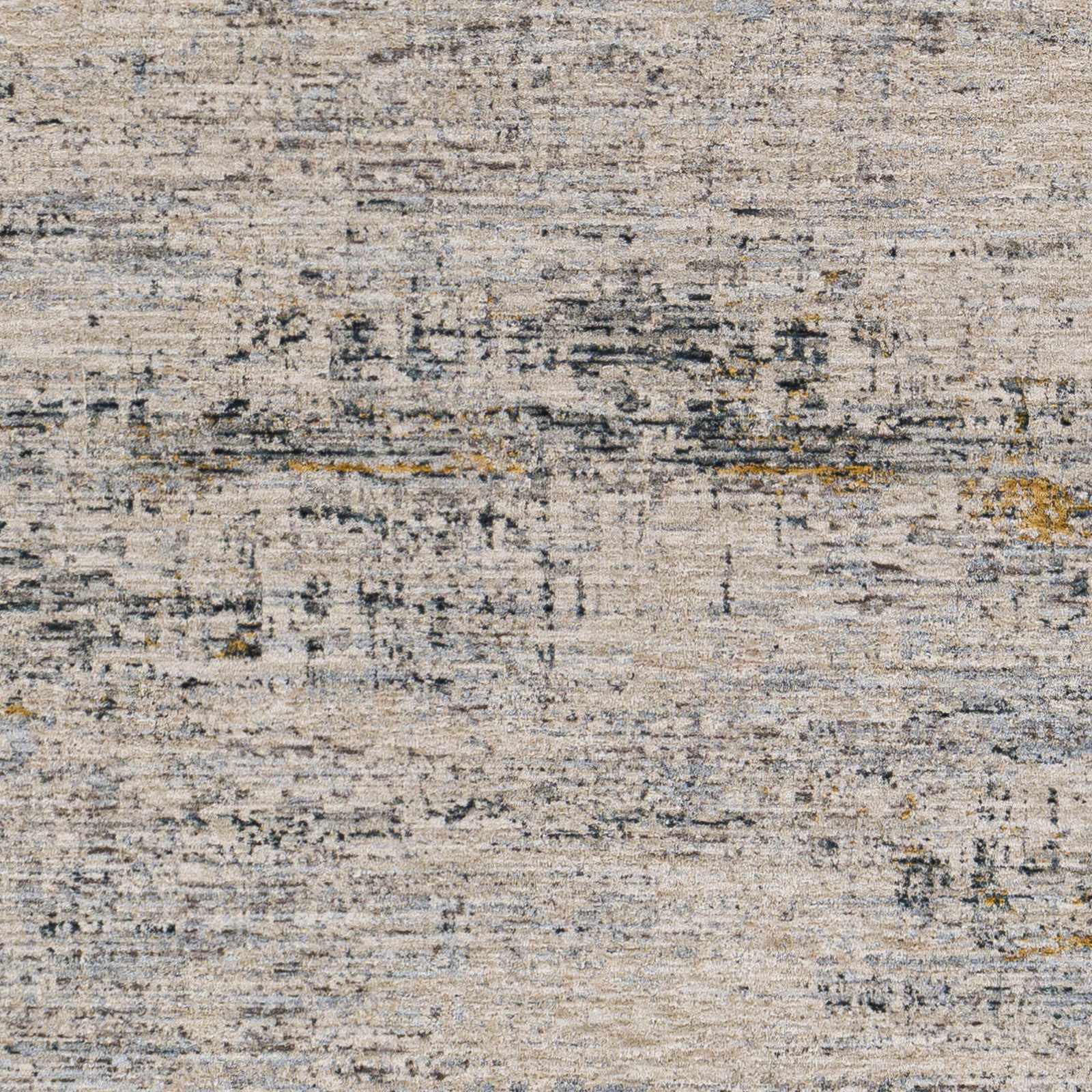 Contemporary Gray And Teal Abstract Design Rug - Image 4