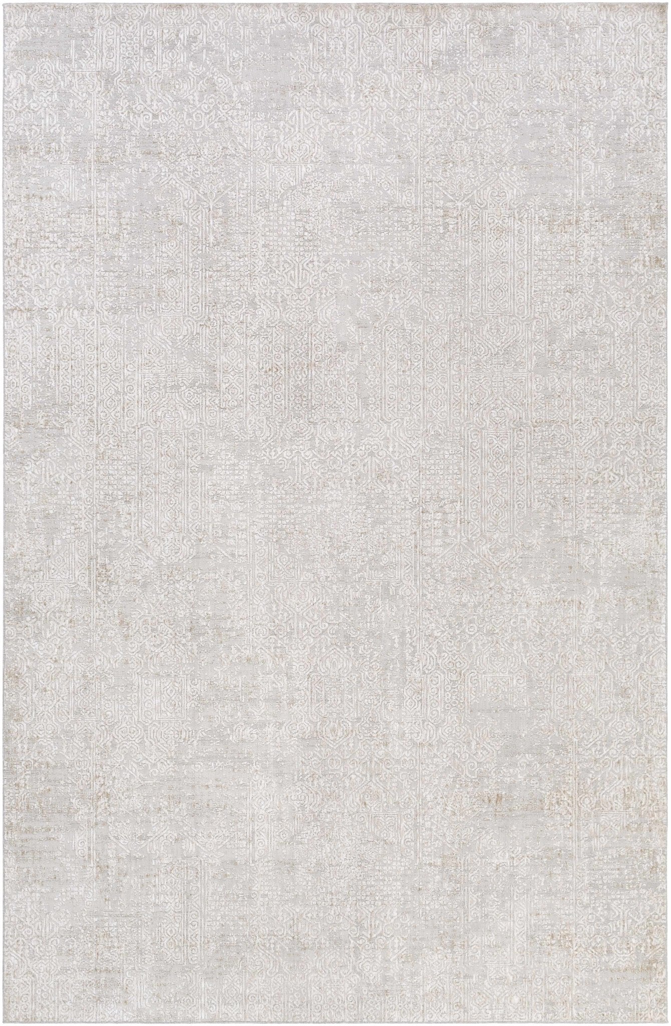 Contemporary Gray Machine Woven Area Rug - Image 12