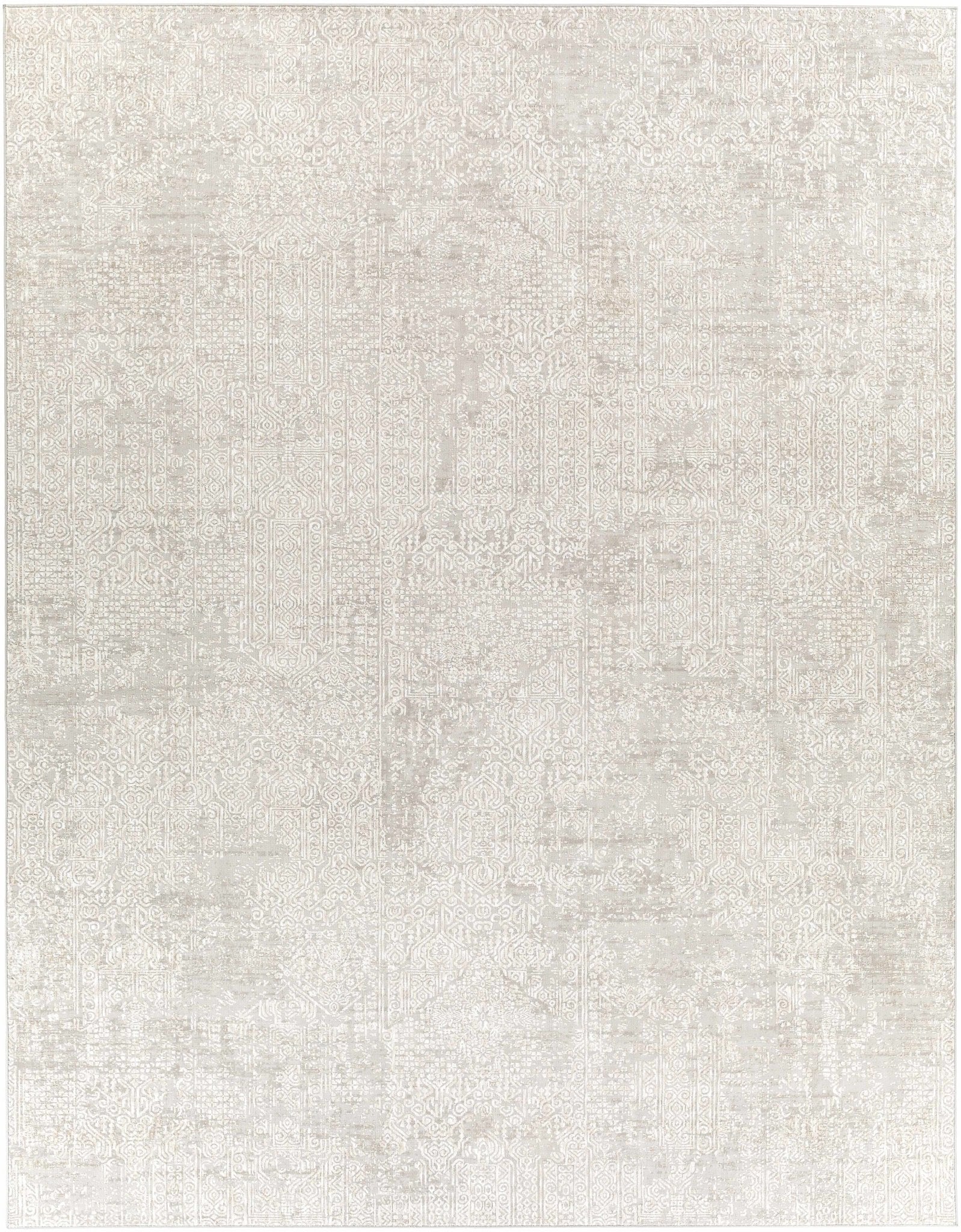 Contemporary Gray Machine Woven Area Rug - Image 9