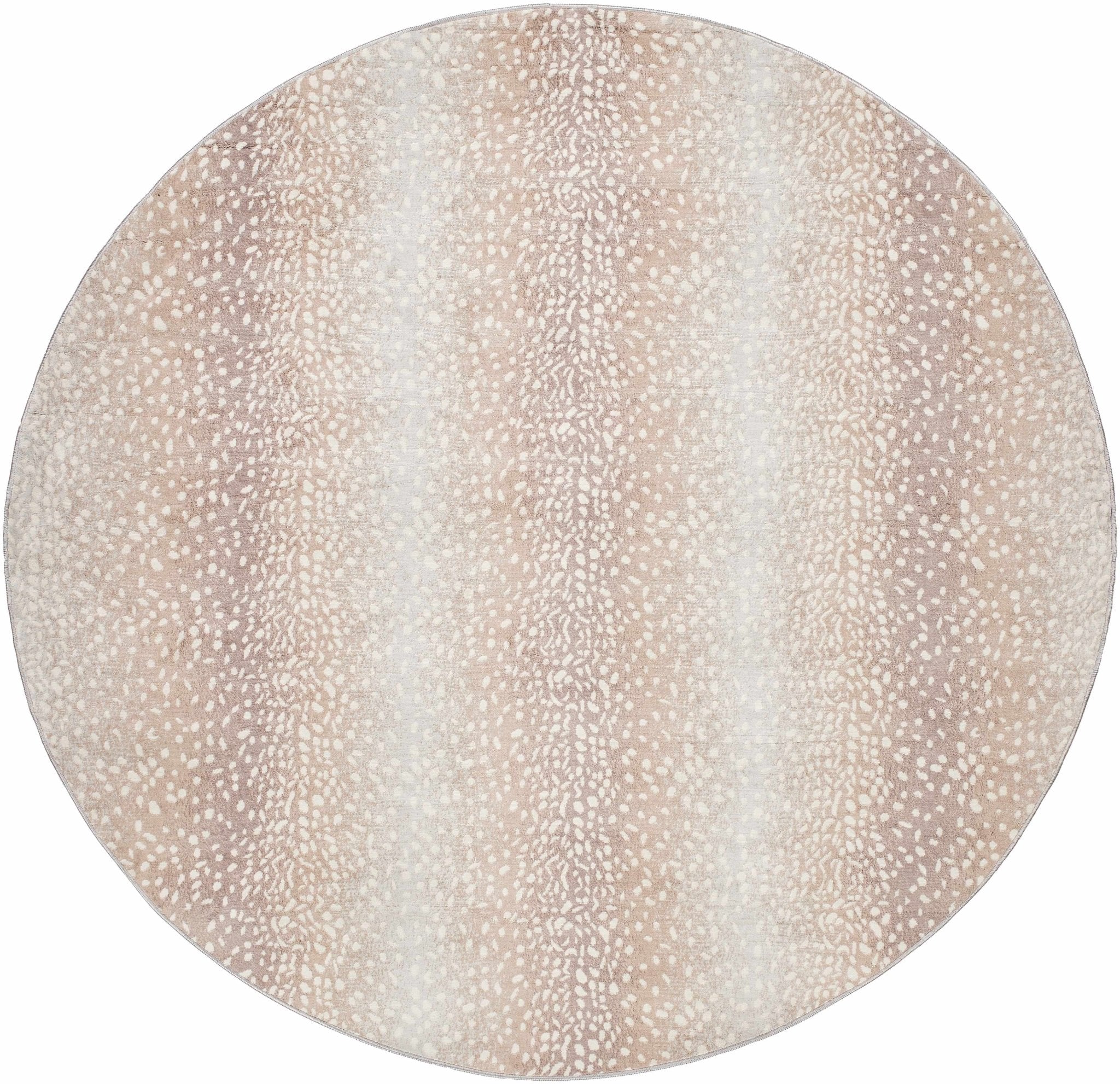 Modern Contemporary Ivory and Brown Leopard Print Medium Pile Area Rug - Image 19